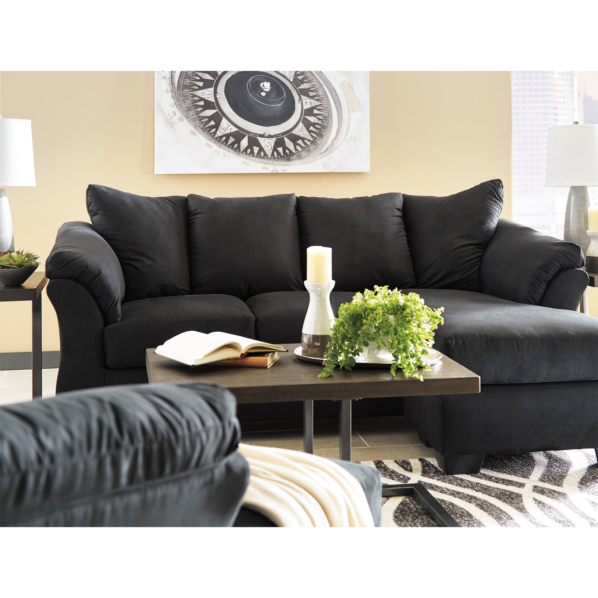 Darcy Sofa Chaise and Loveseat