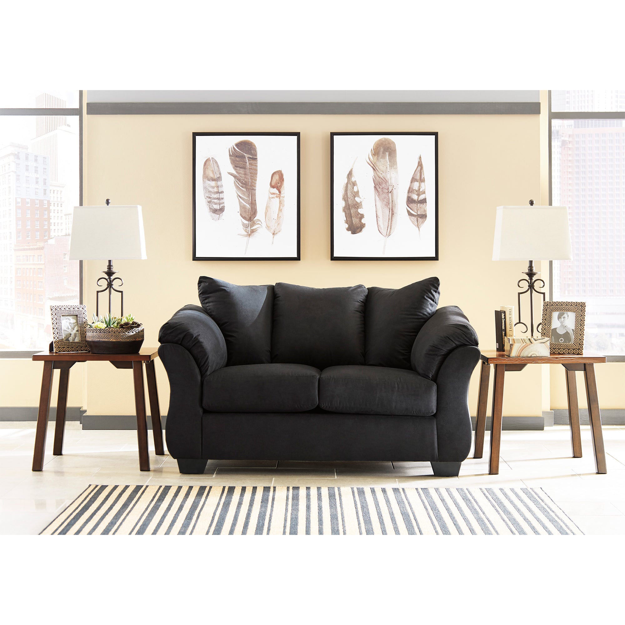 Darcy Sofa Chaise and Loveseat