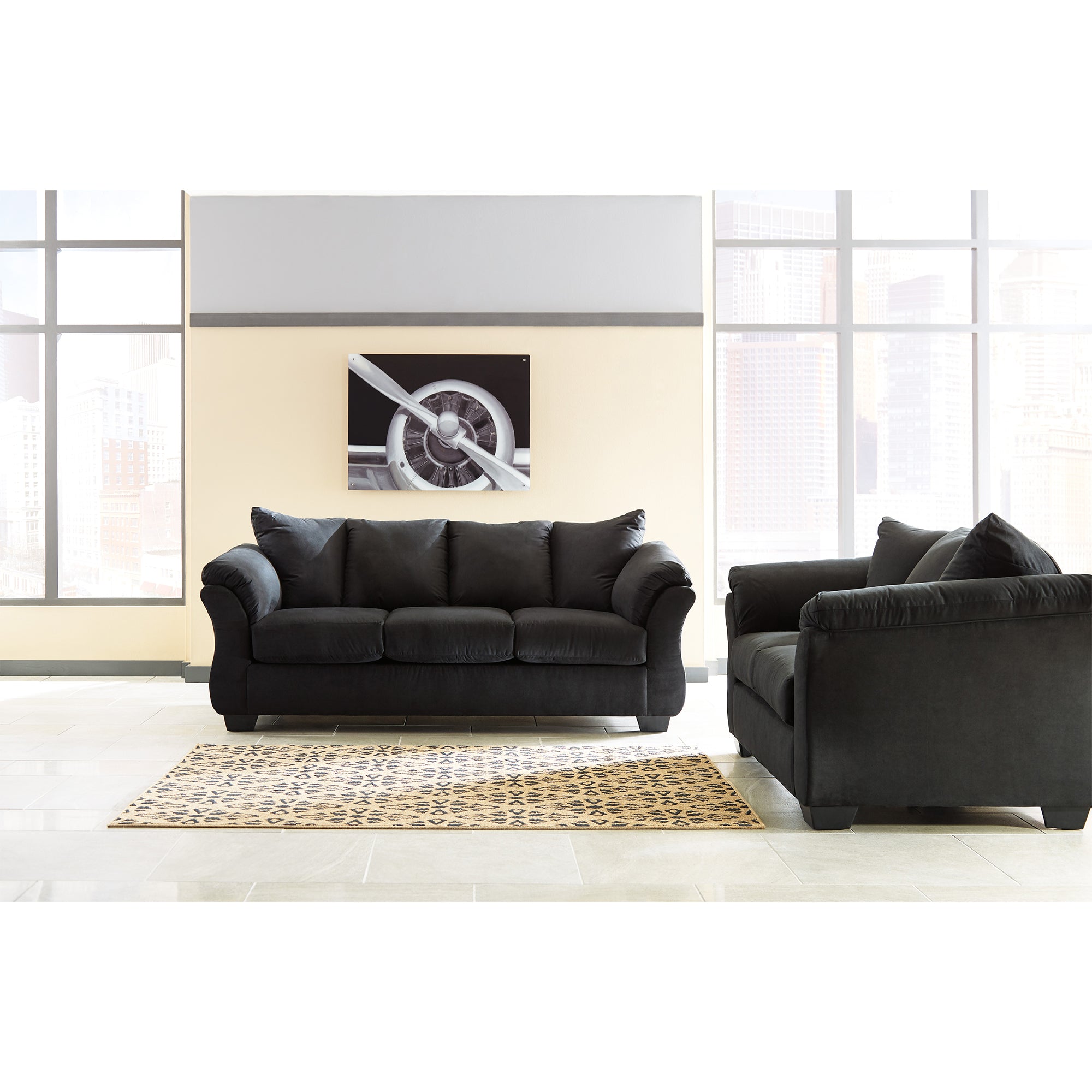 Darcy Black Sofa