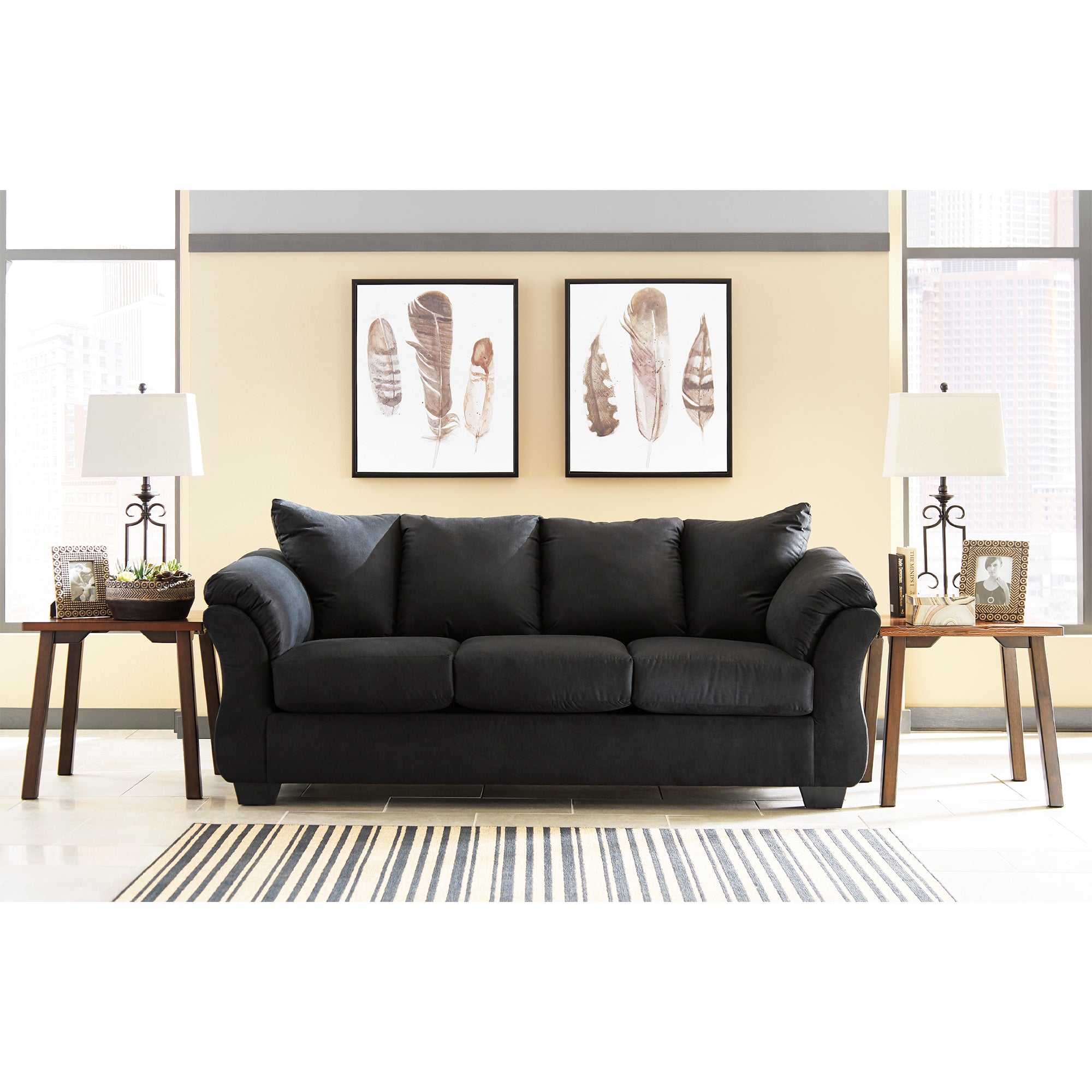 Darcy Black Sofa