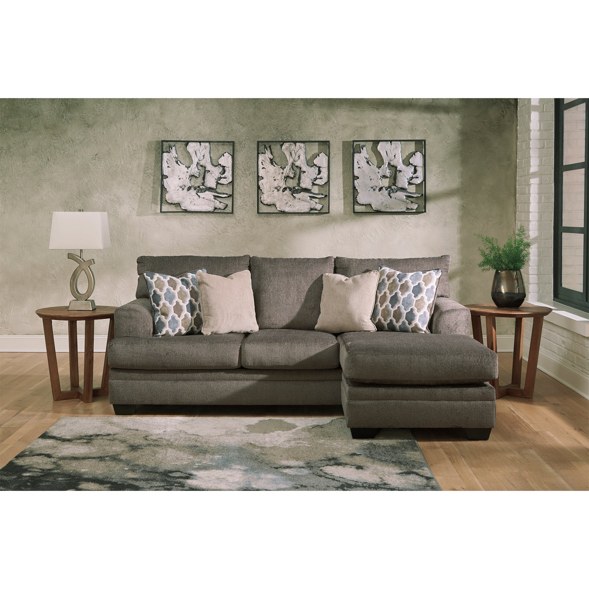 Dorsten Sofa Chaise and Loveseat