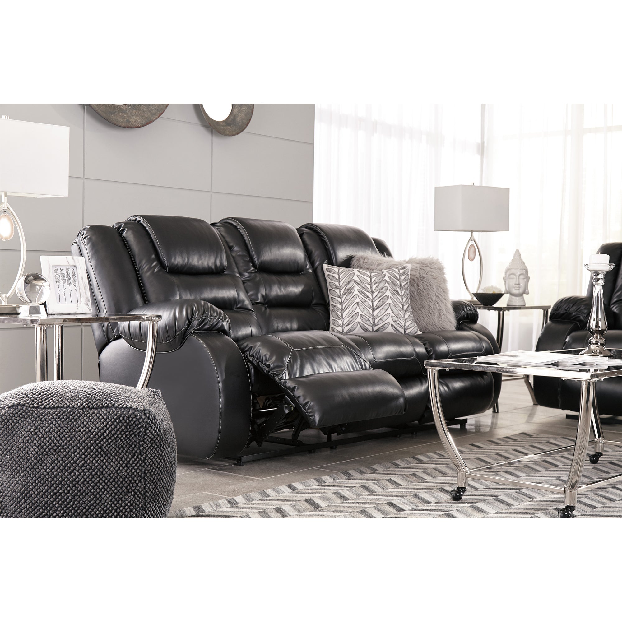 Vacherie Manual Reclining Sofa and Loveseat Set