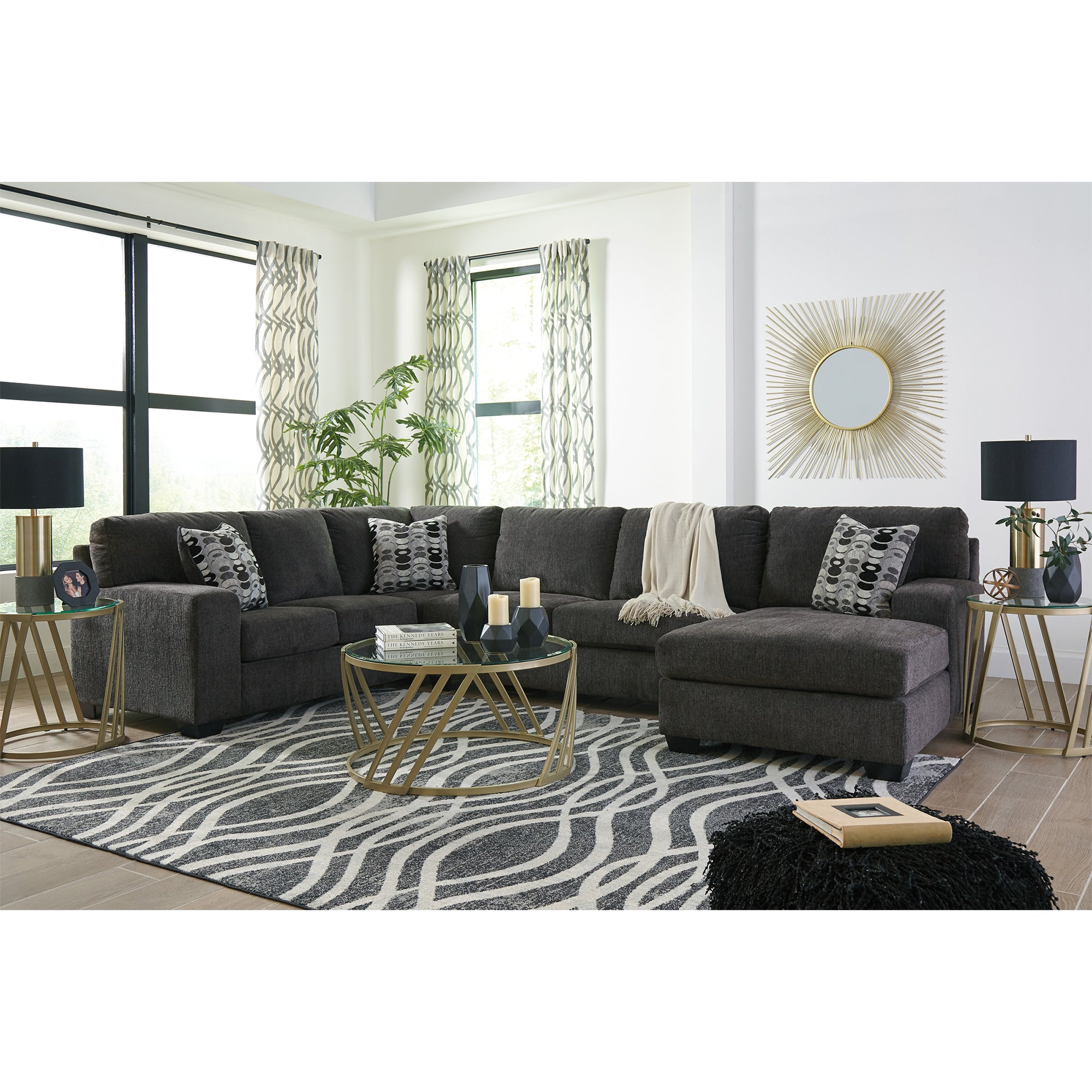 Ballinasloe 3-Piece Sectional with Chaise