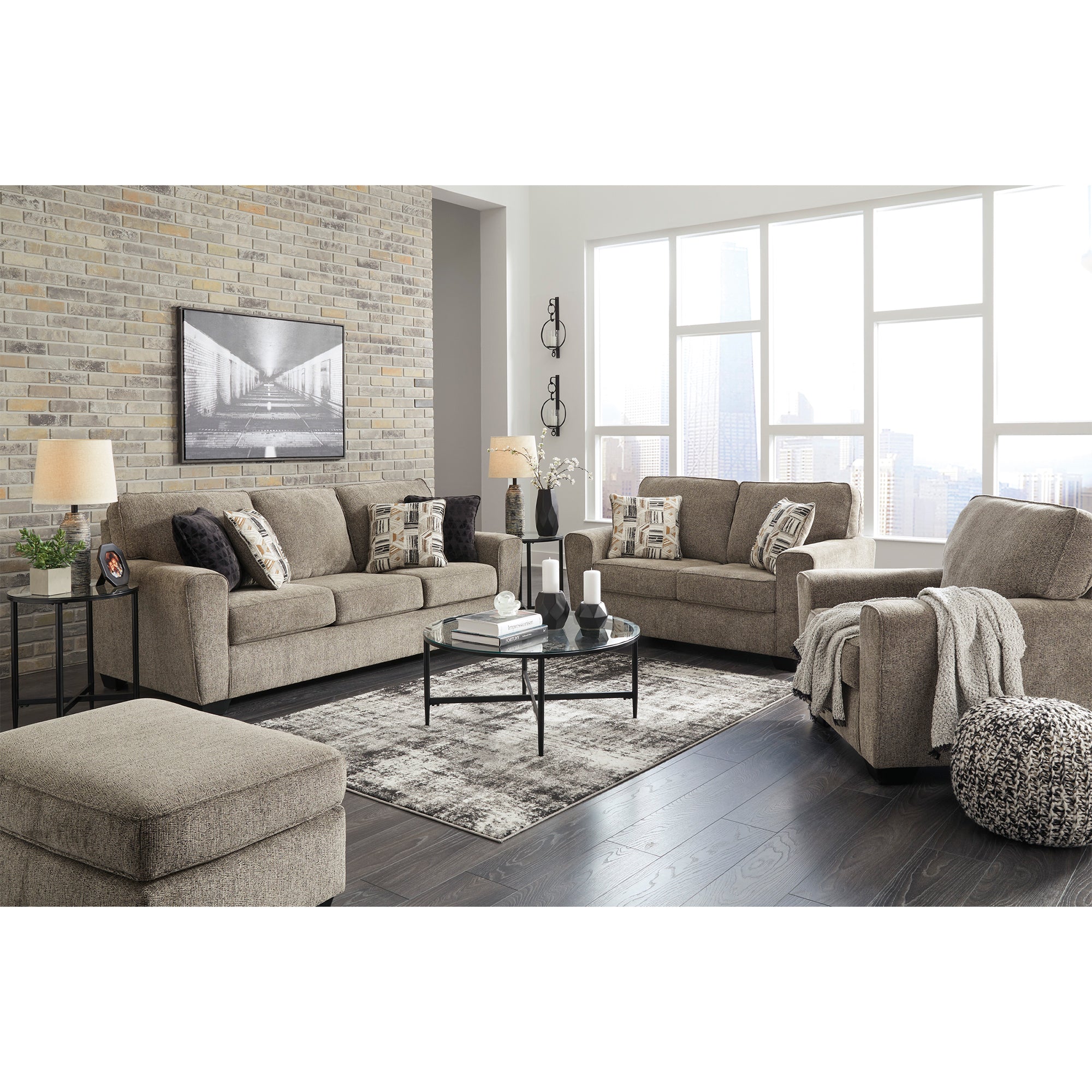 McCluer Sofa and Loveseat