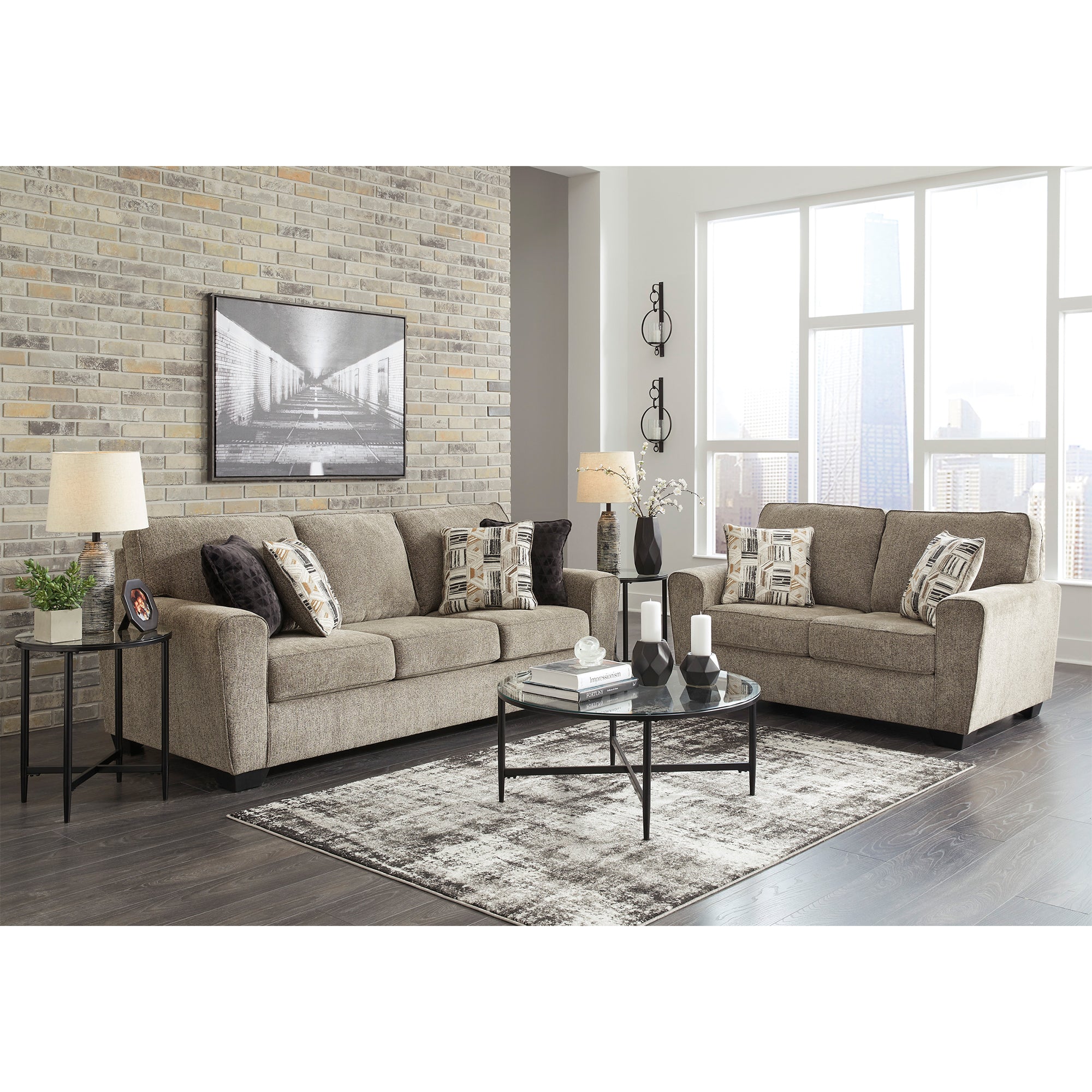 McCluer Sofa and Loveseat