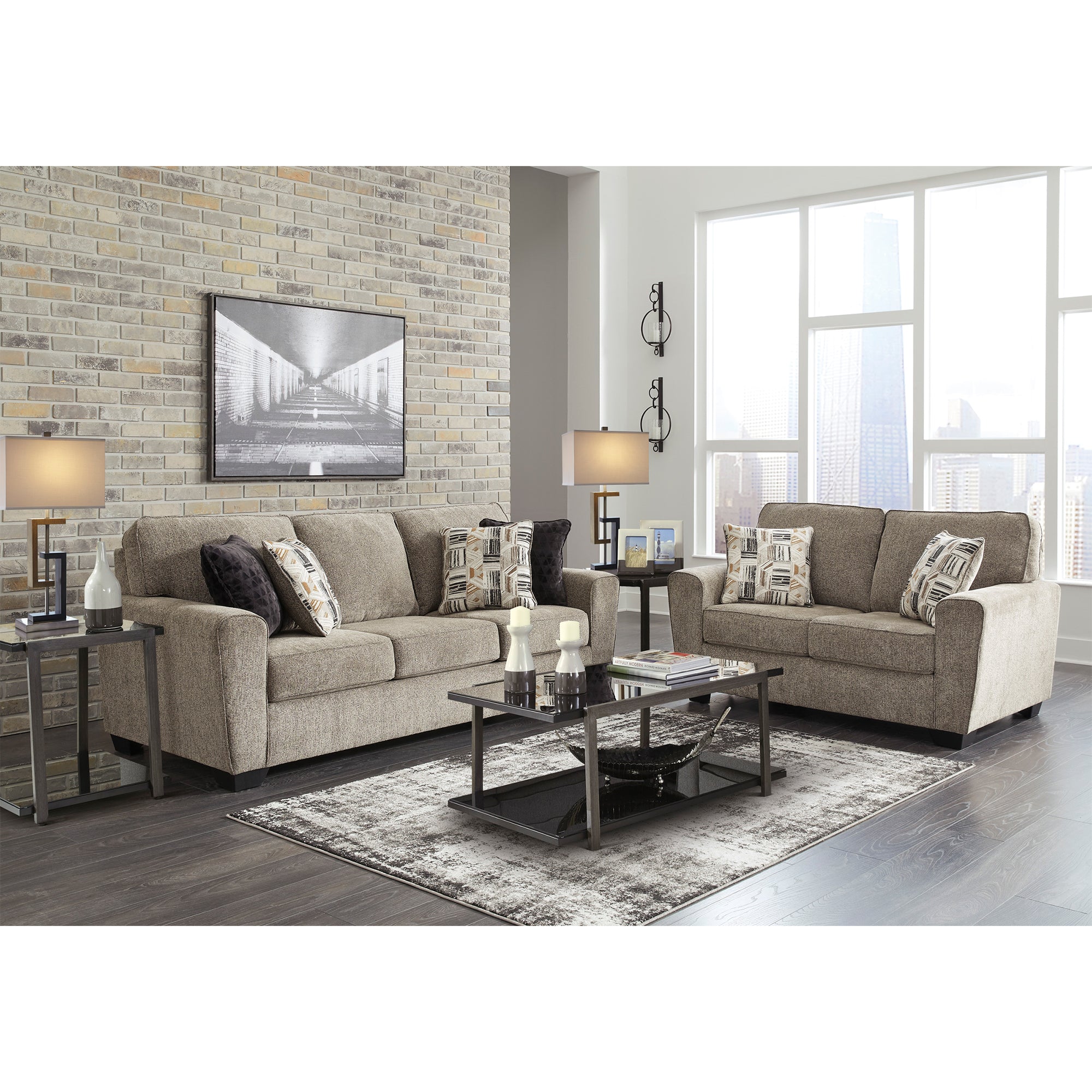 McCluer Sofa and Loveseat