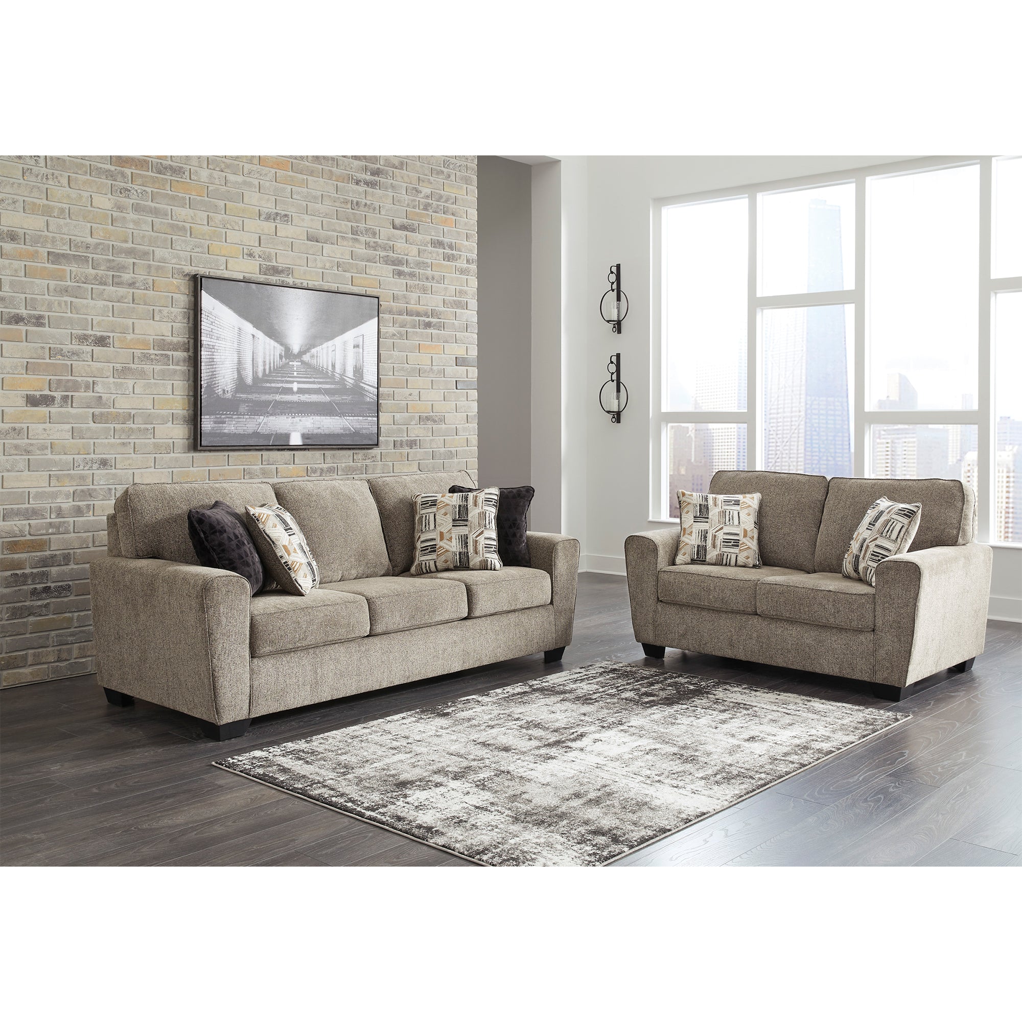 McCluer Sofa and Loveseat