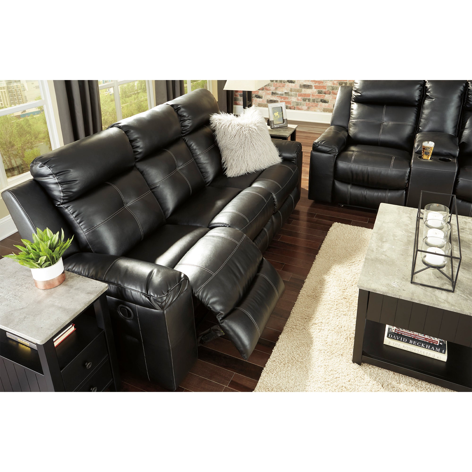 Kempten Manual Reclining Sofa and Loveseat