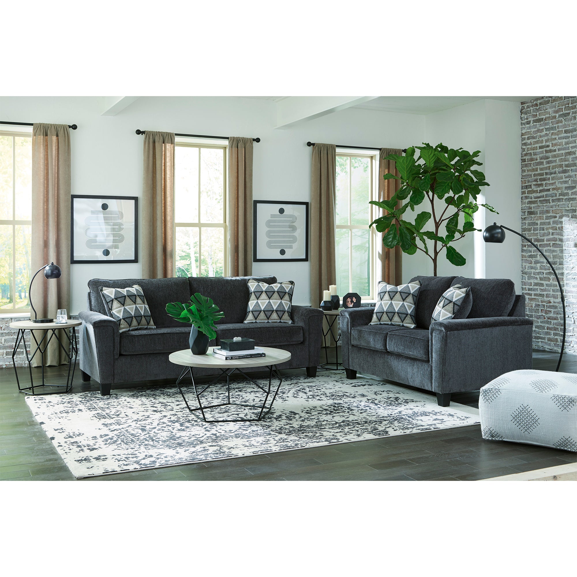 Abinger Loveseat in Smoke Color