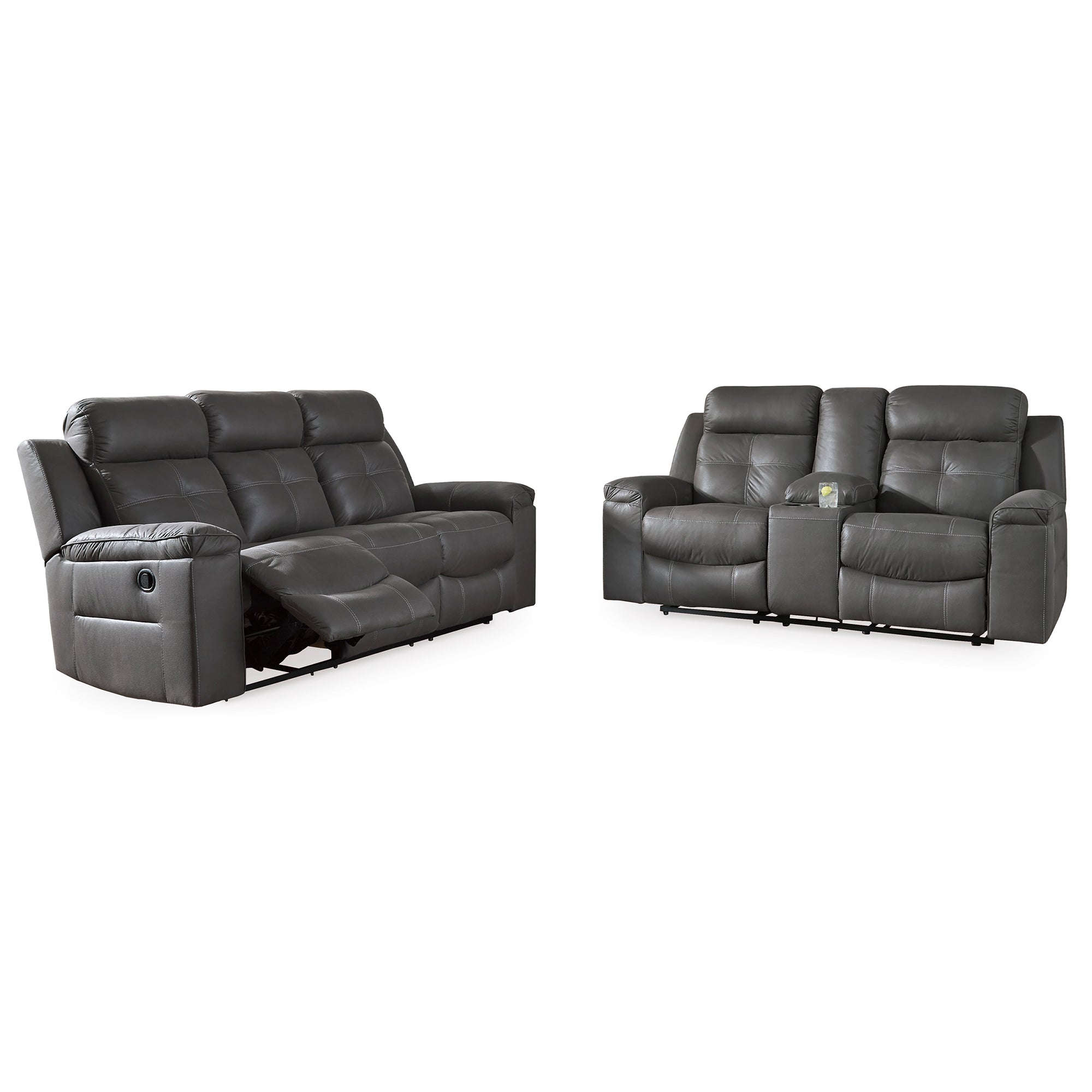 Jesolo Manual Reclining Sofa and Loveseat Set