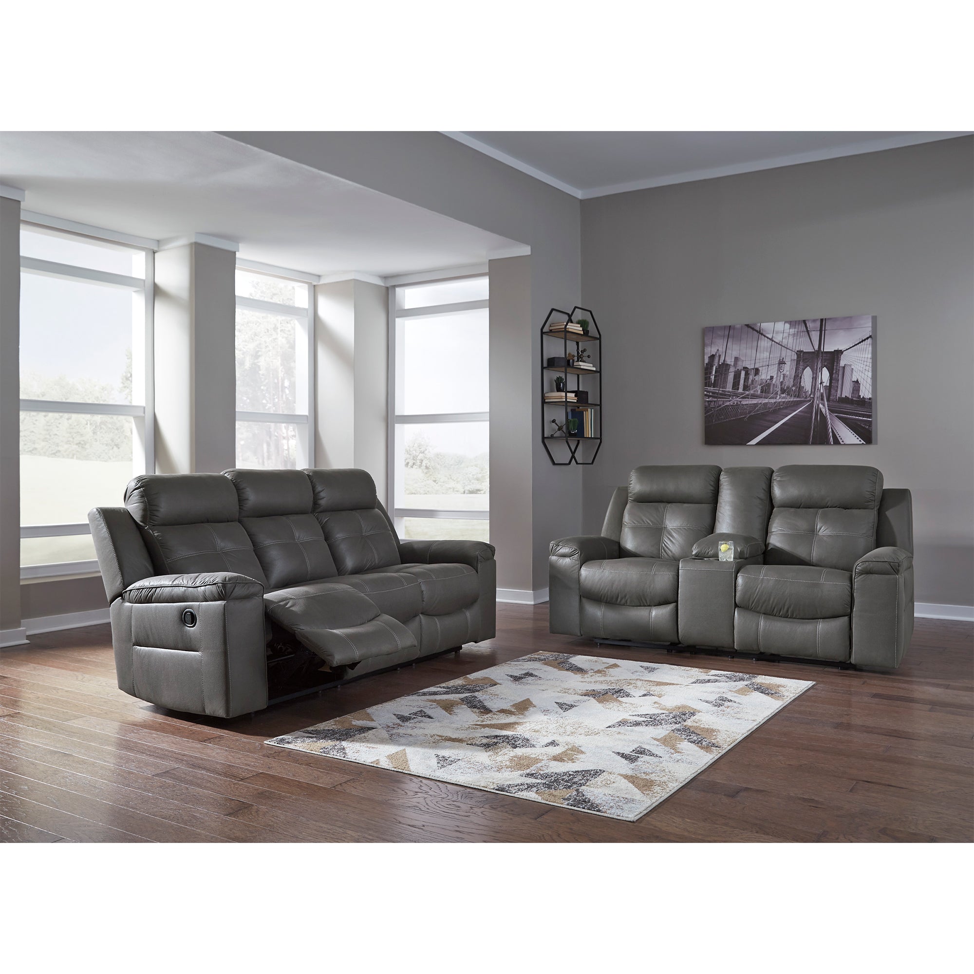 Jesolo Manual Reclining Sofa and Loveseat