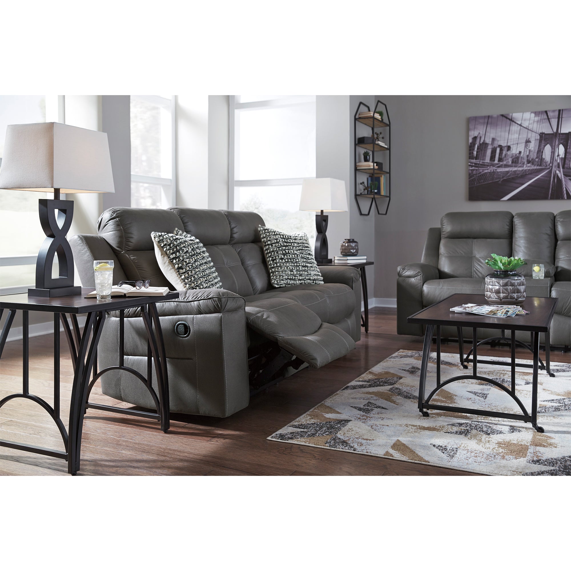 Jesolo Manual Reclining Sofa and Loveseat