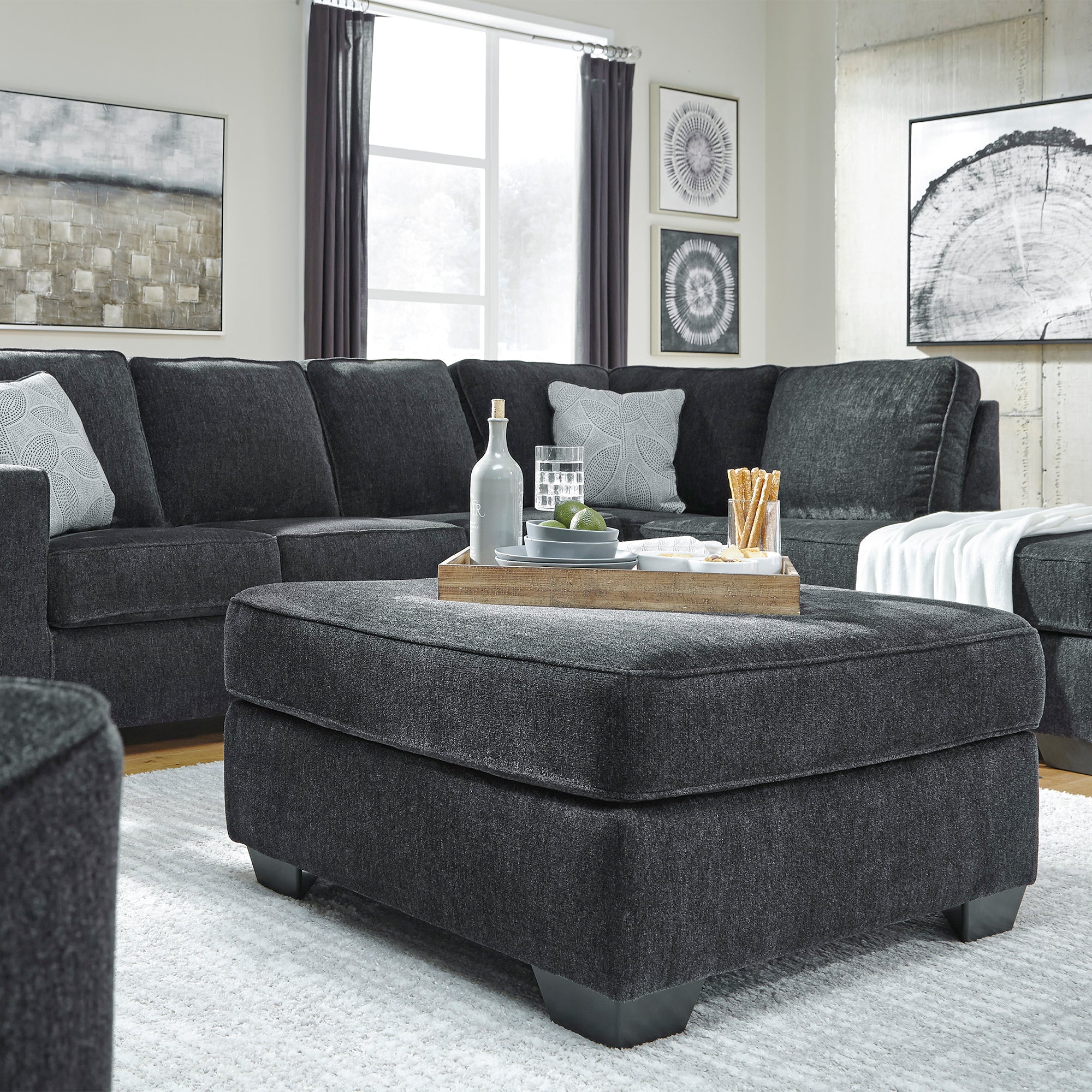 Altari Oversized Accent Ottoman