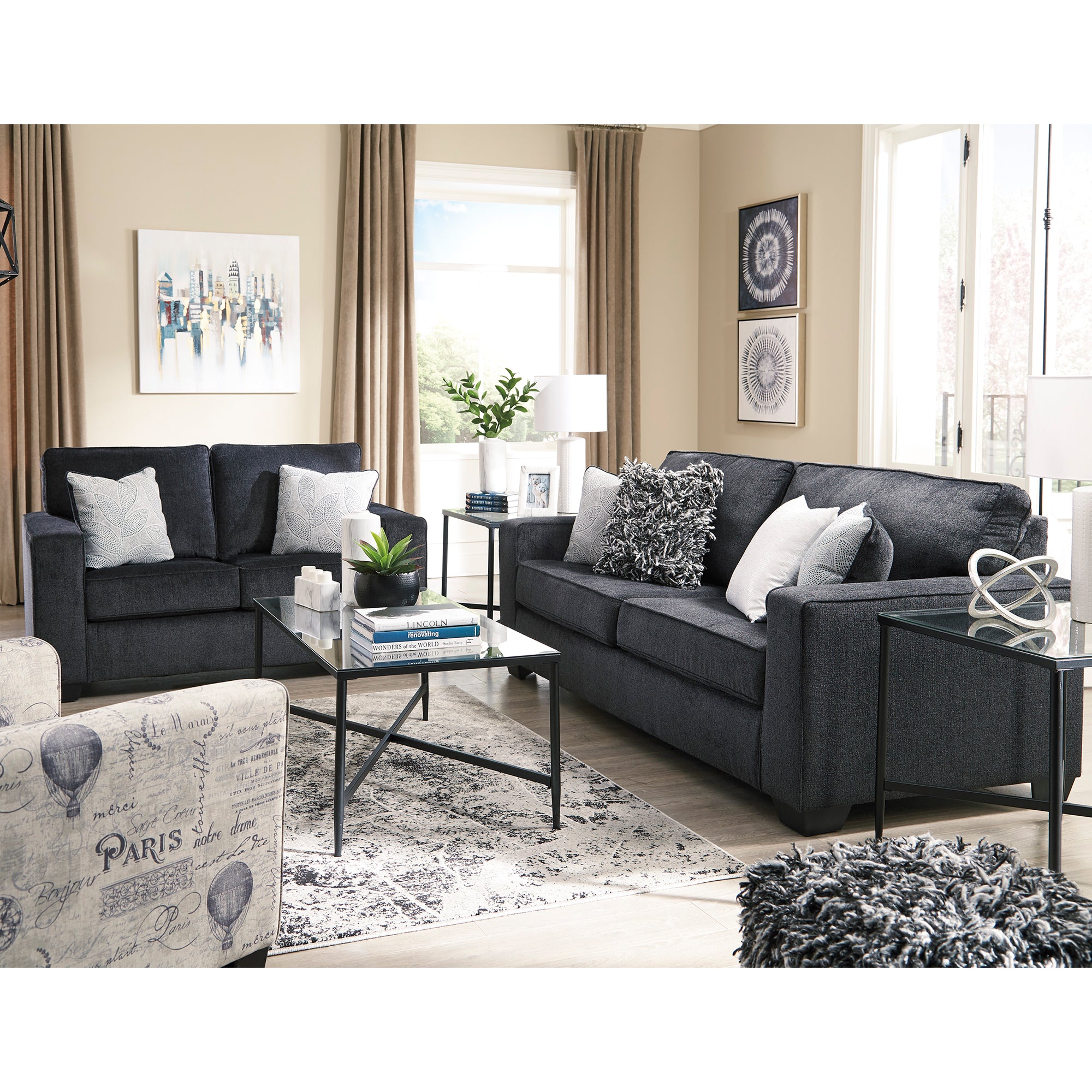 Altari Sofa and Loveseat