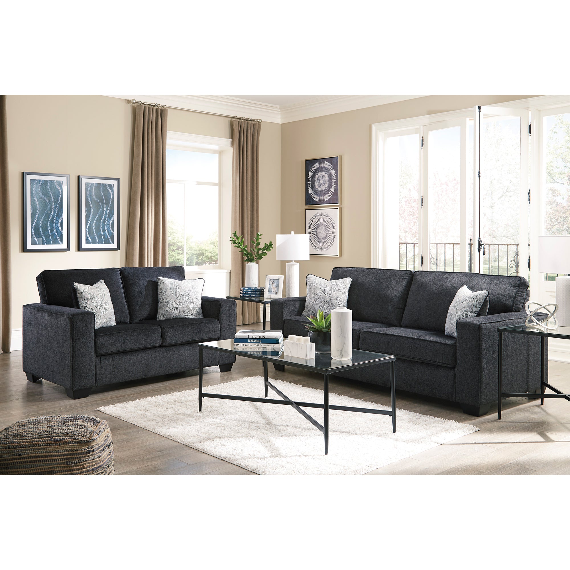 Altari Sofa and Loveseat