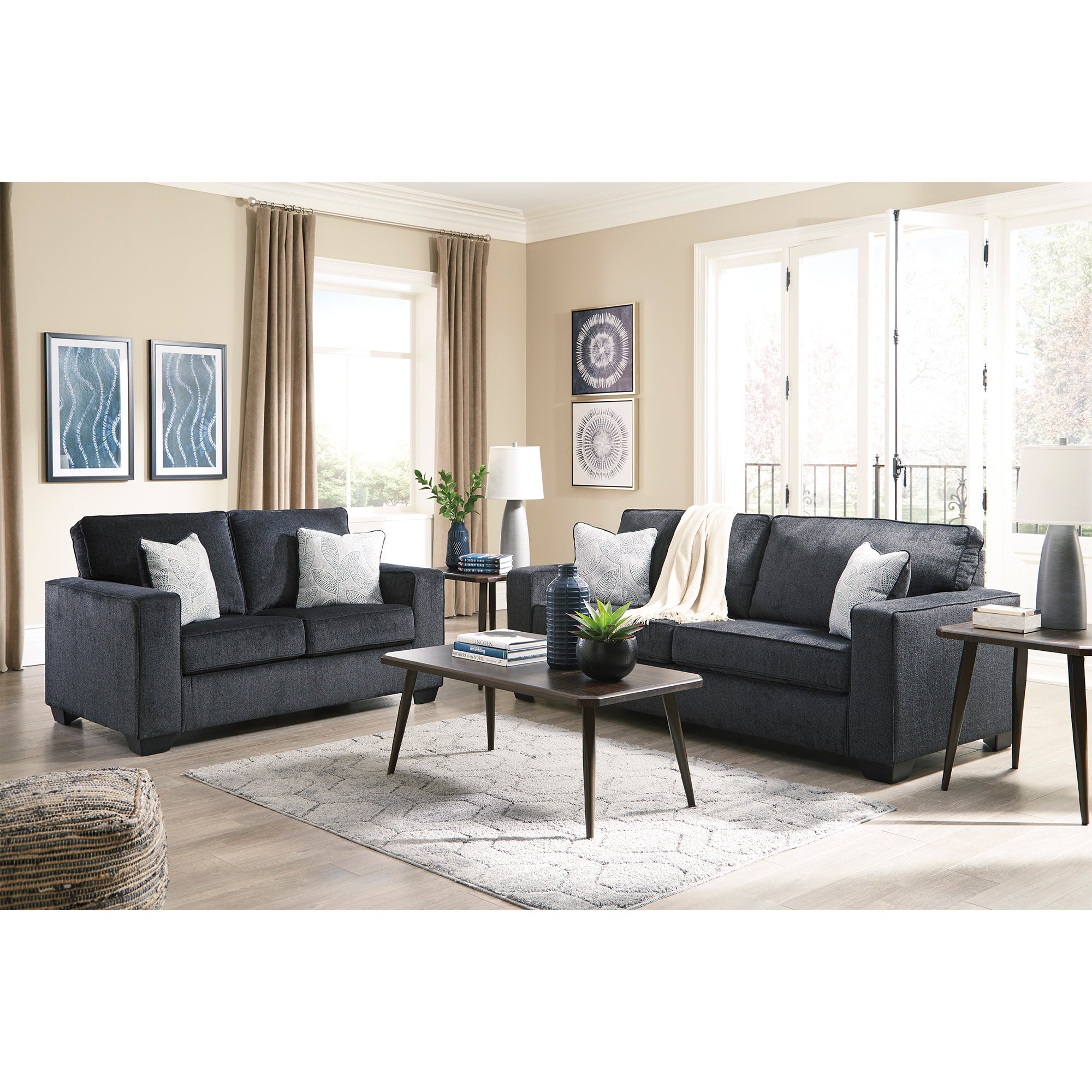 Altari Sofa and Loveseat