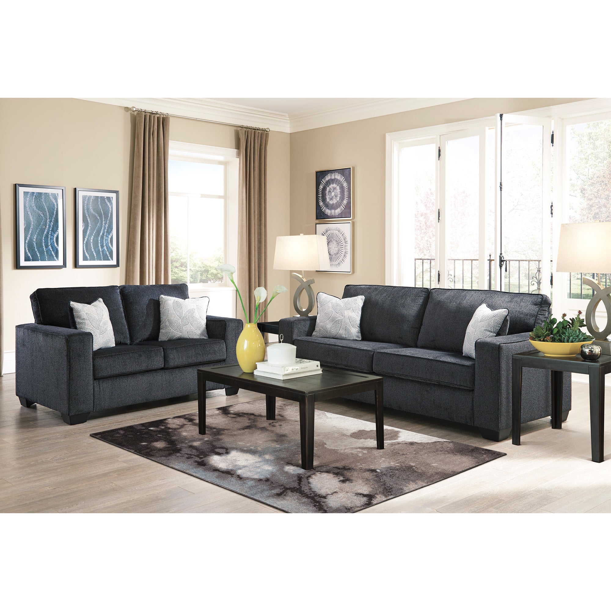 Altari Sofa and Loveseat