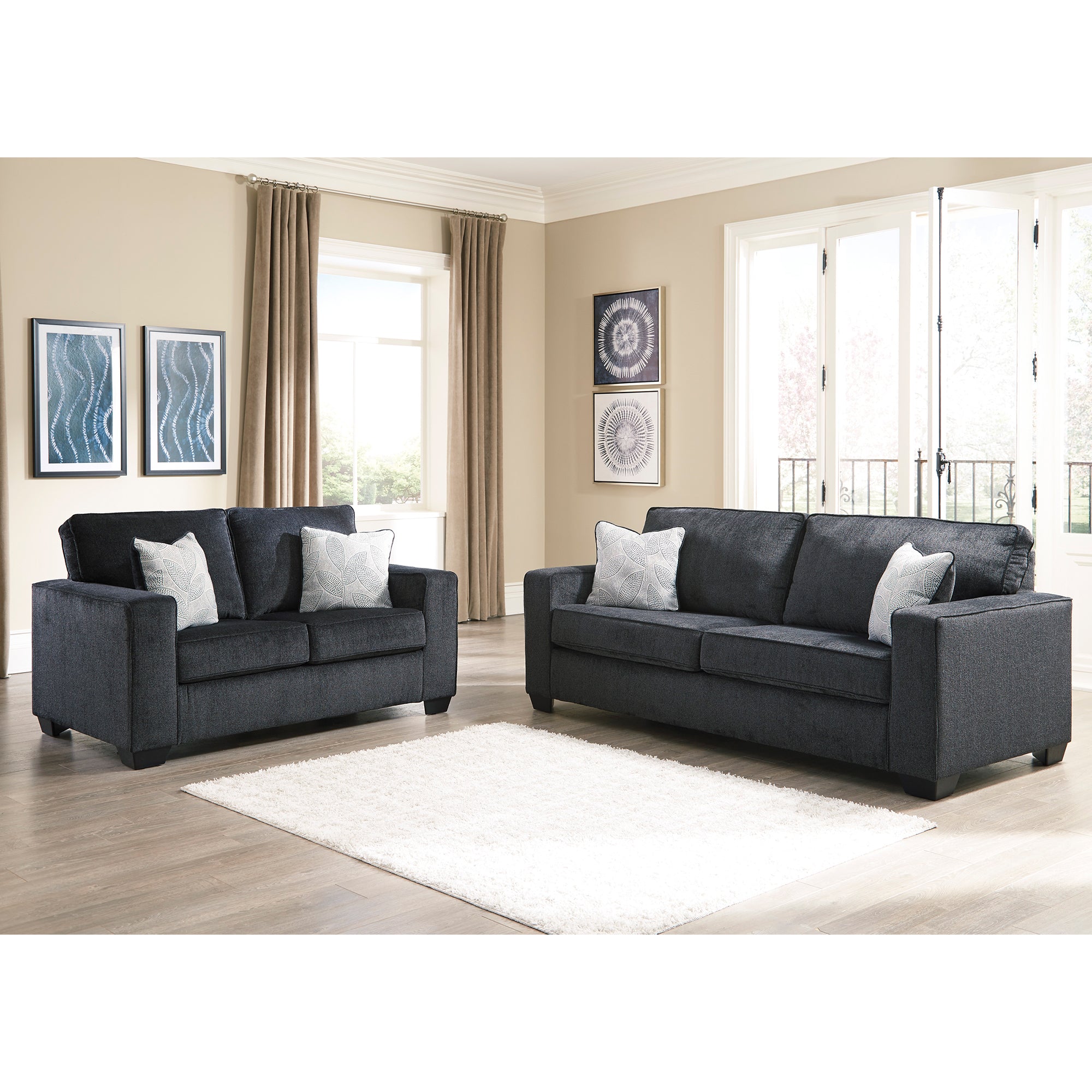 Altari Sofa and Loveseat