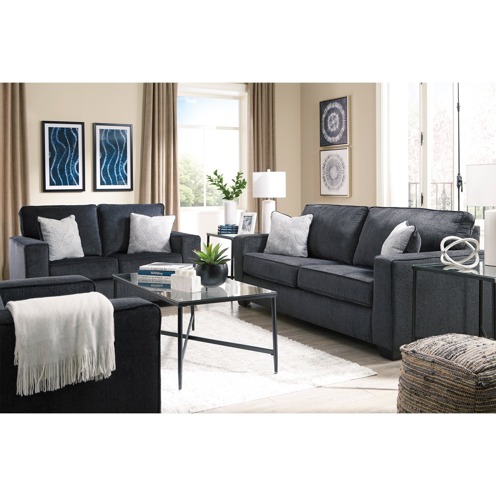 Altari Sofa and Loveseat