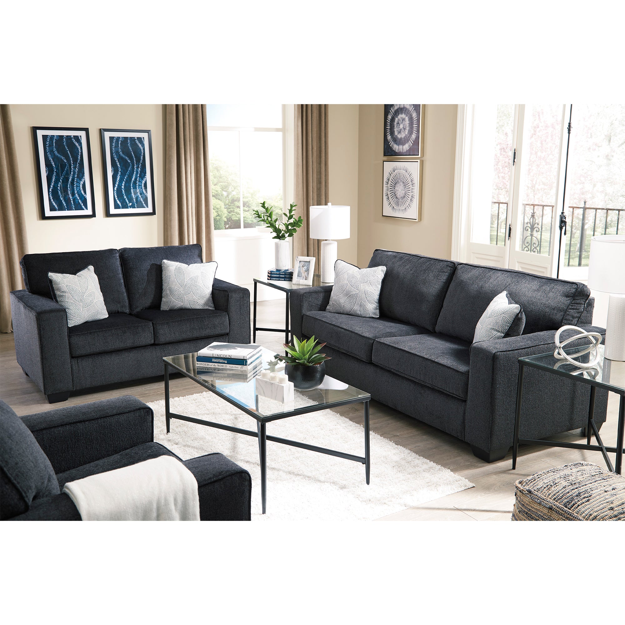 Altari Sofa and Loveseat