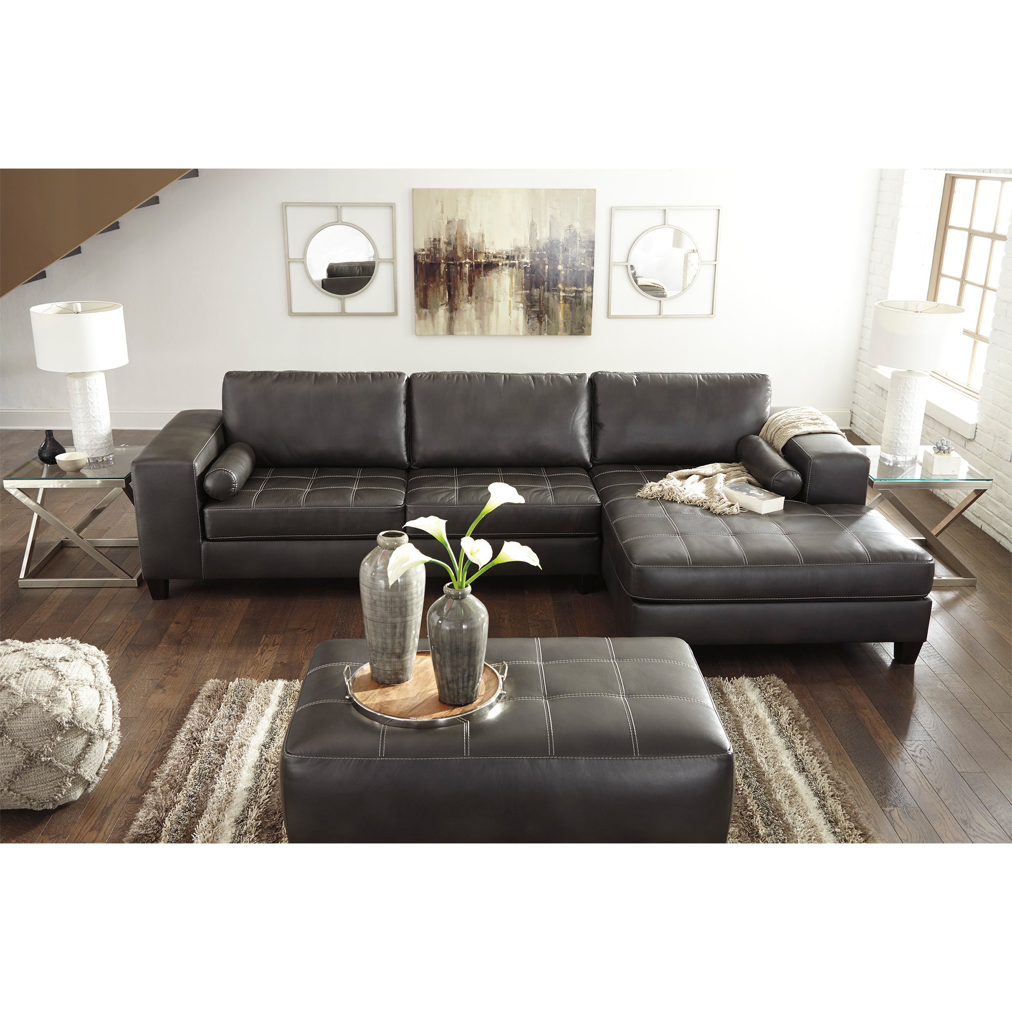 Nokomis Oversized Ottoman