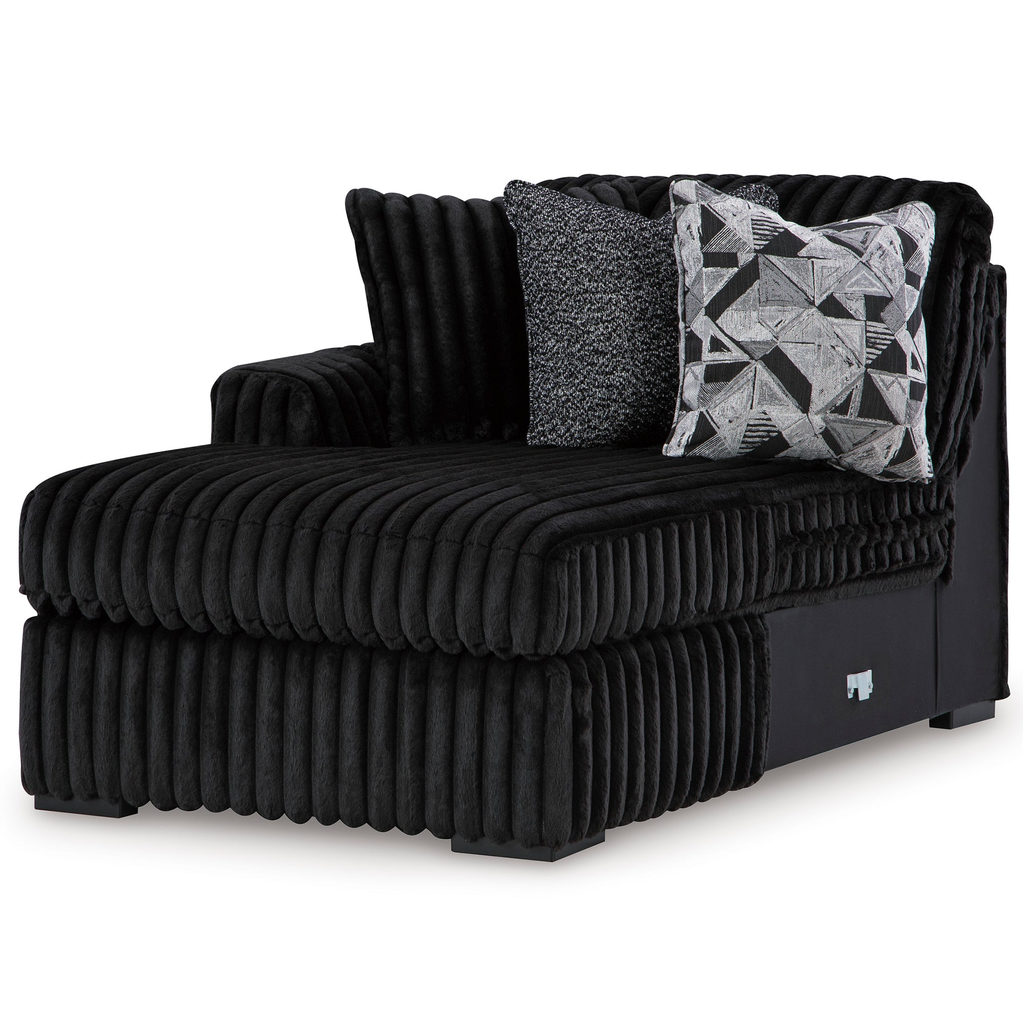 Midnight-Madness 3-Piece Sectional with Chaise