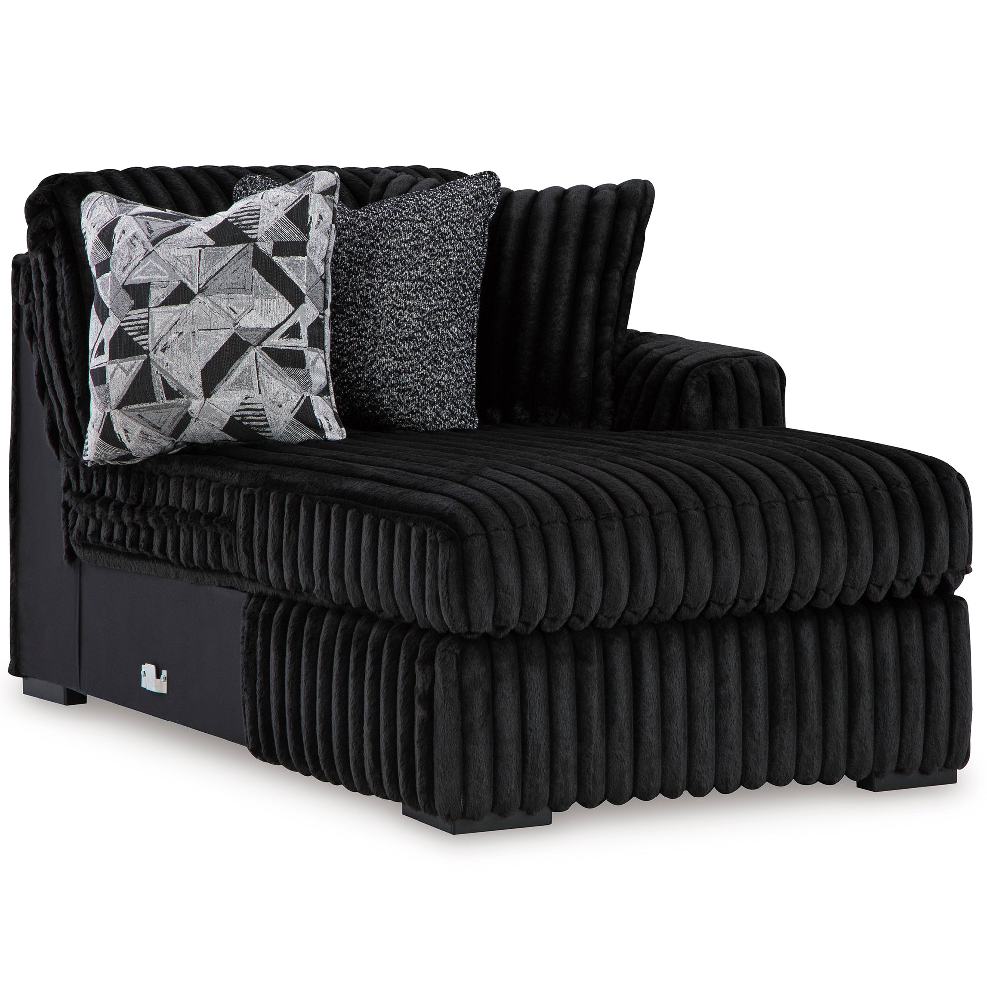 Midnight-Madness 3-Piece Sectional with Chaise