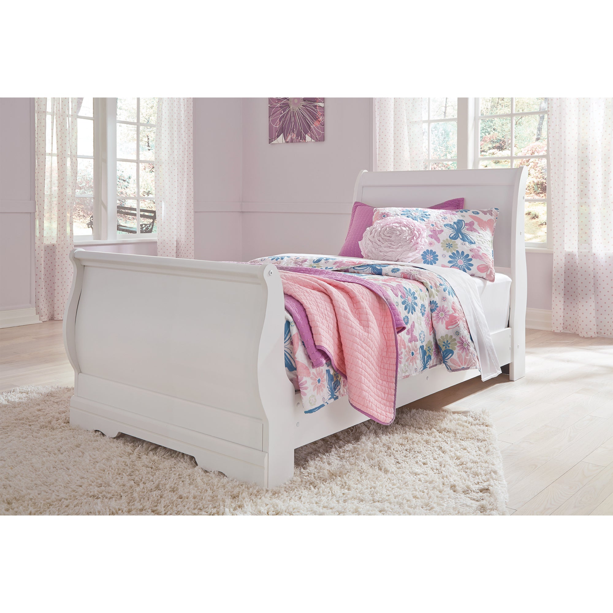 Anarasia Twin Sleigh Bed