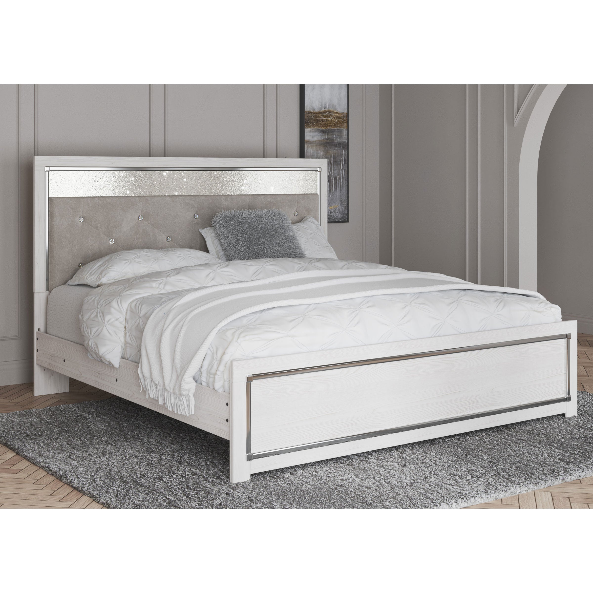 Altyra King Panel Bed