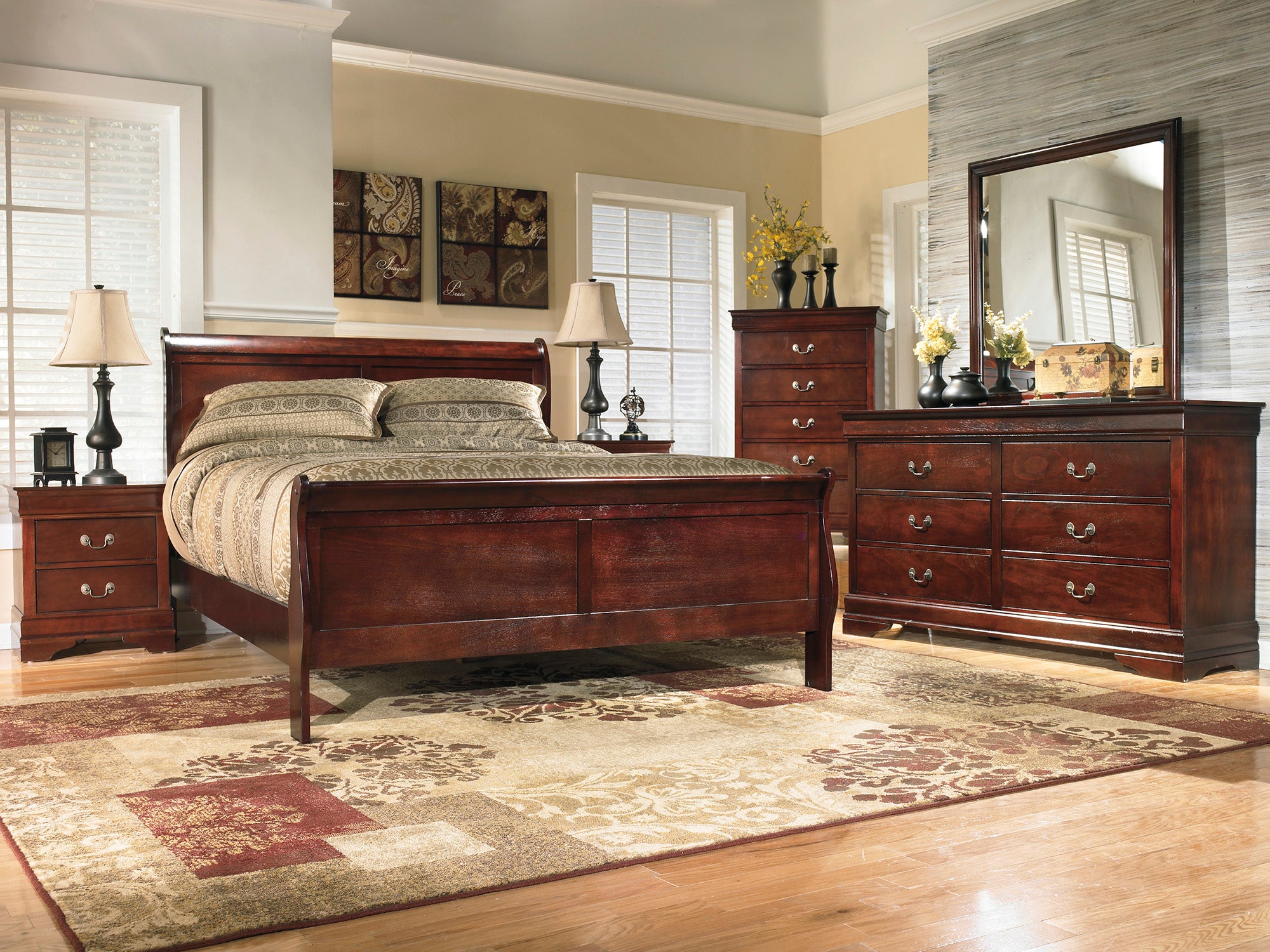 Alisdair King Sleigh Bed