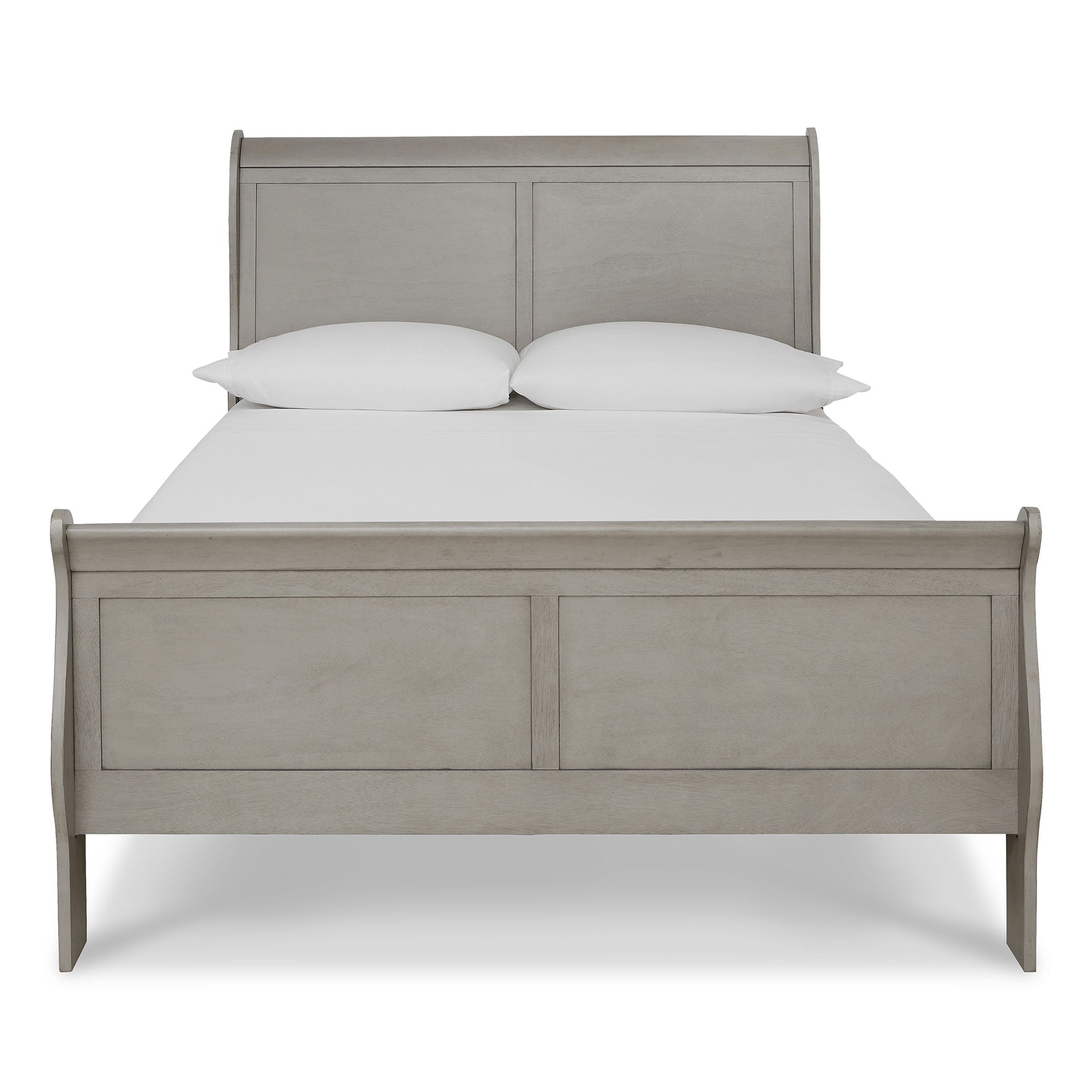 Kordasky Full Sleigh Bed with Mirrored Dresser