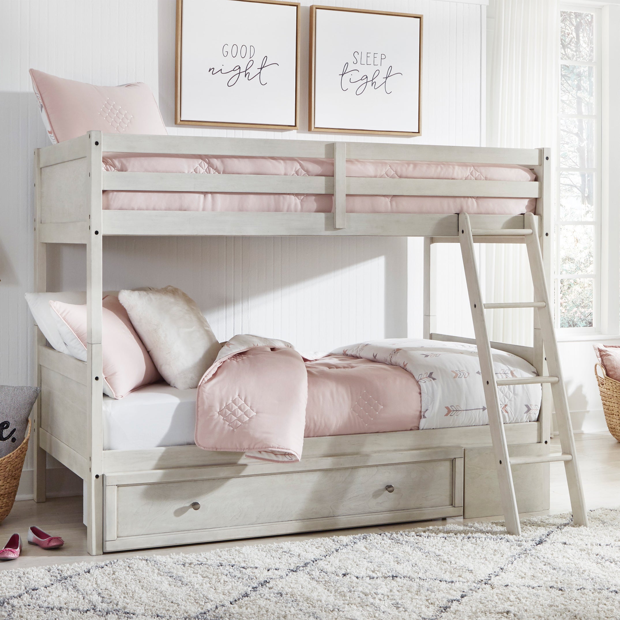 Robbinsdale Twin over Twin Bunk Bed with Storage