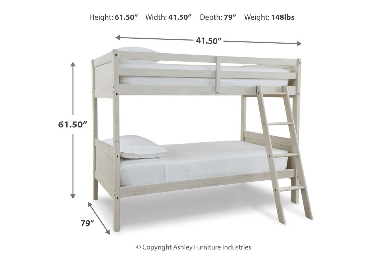 Robbinsdale Twin over Twin Bunk Bed with Storage