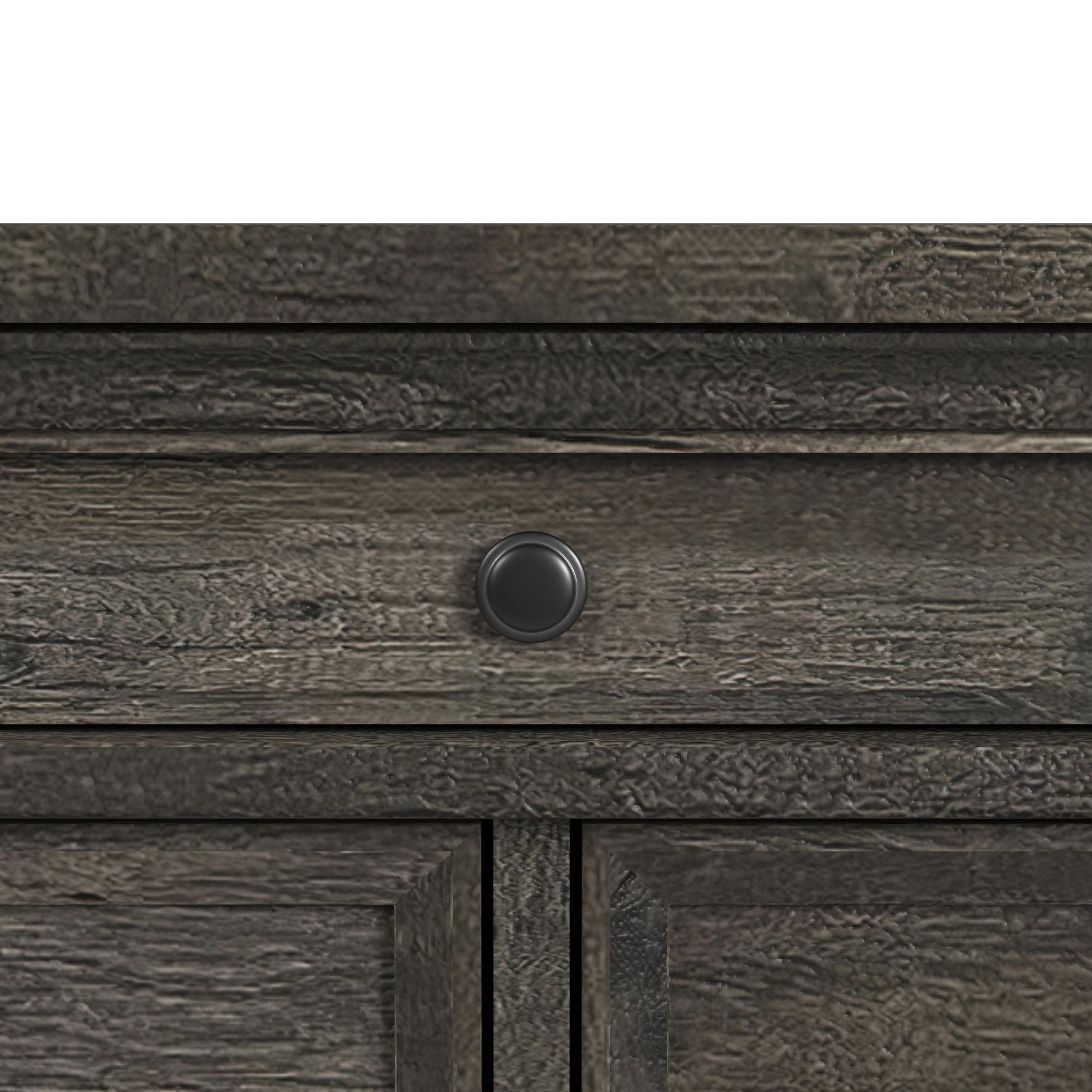 Park Ridge King Panel Bed with Mirrored Dresser
