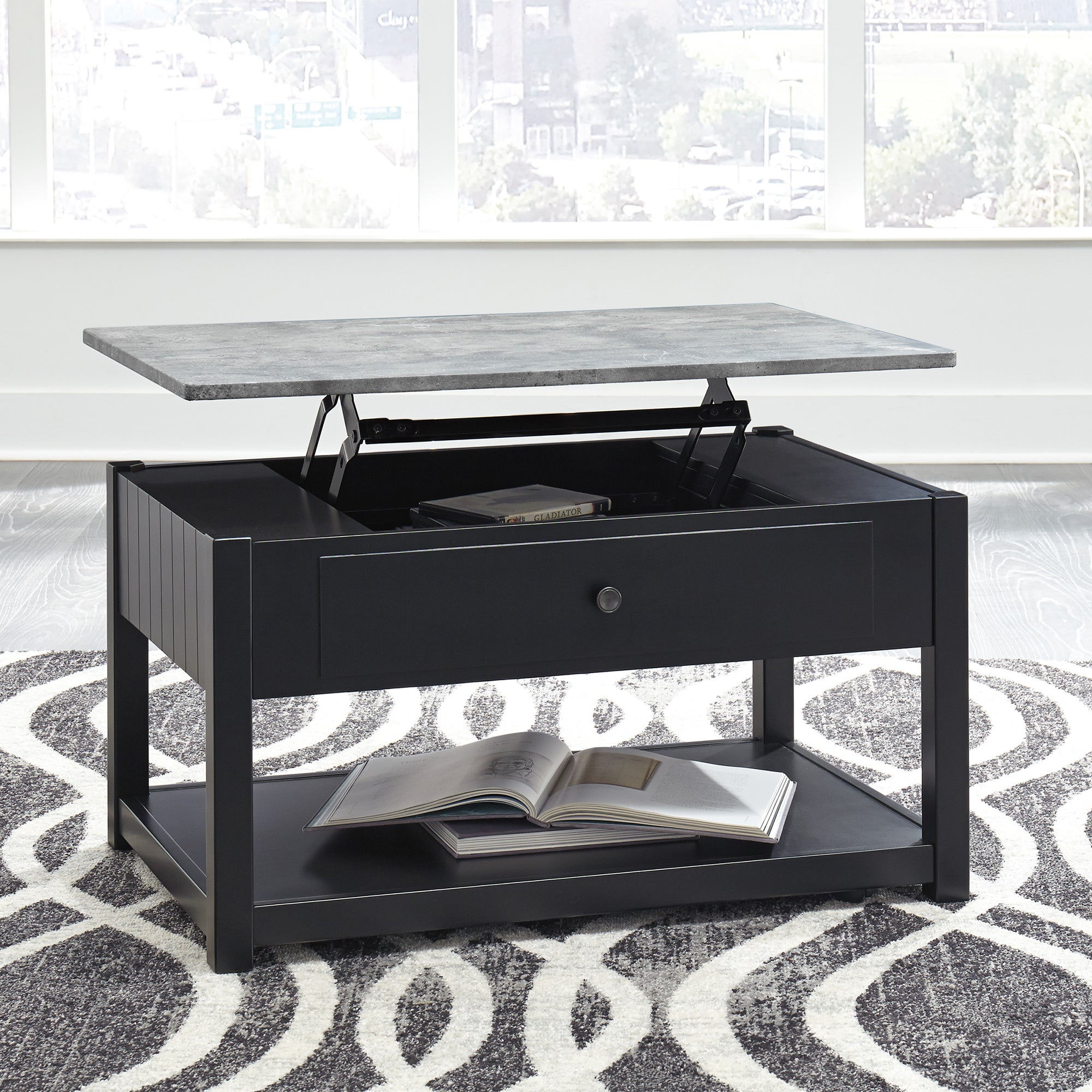 Ezmonei Lift Top Cocktail Table