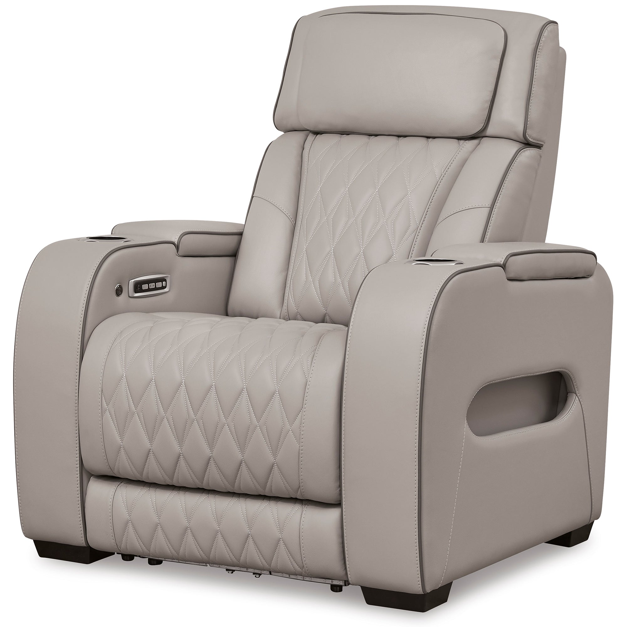 Boyington Triple Power Leather Recliner with Massage