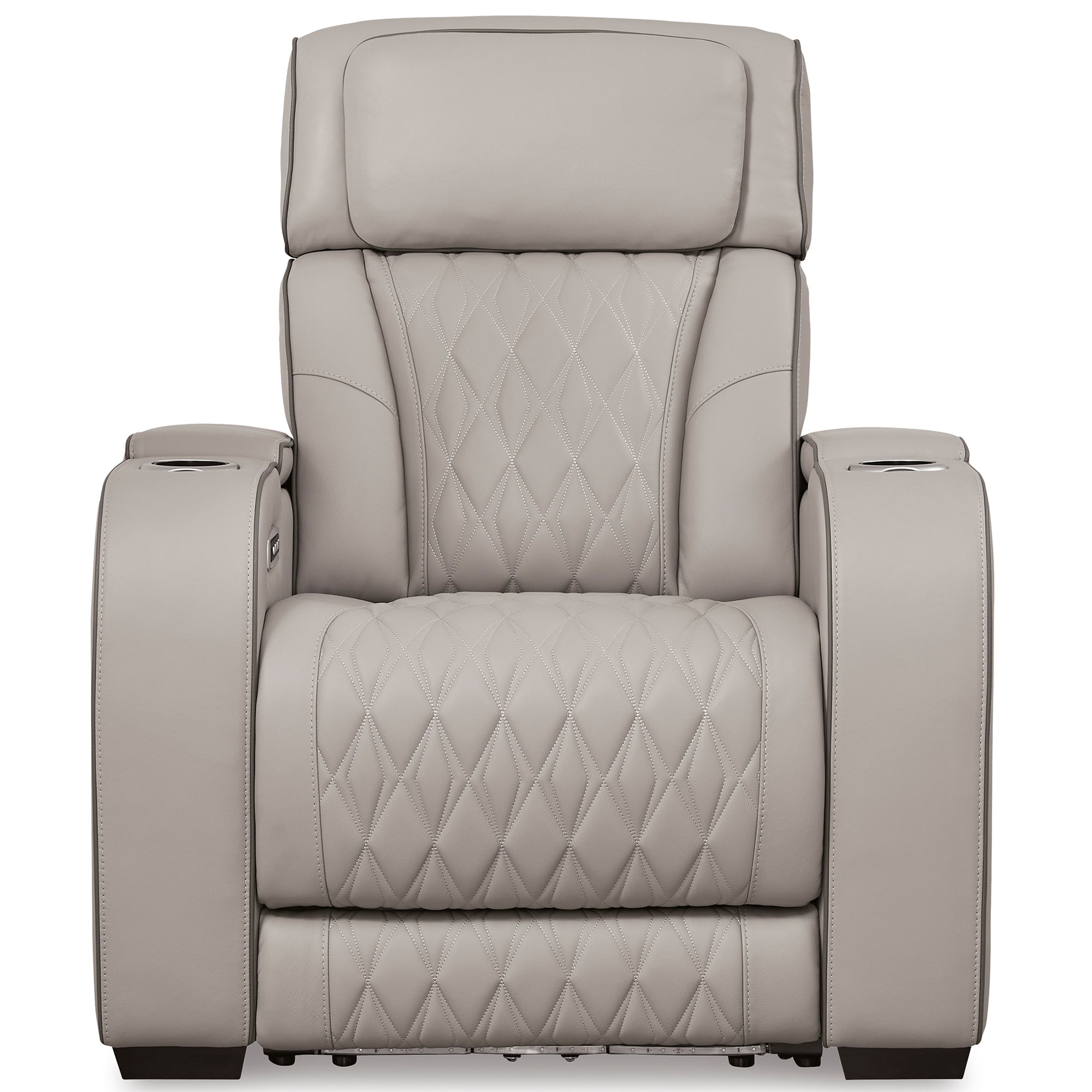 Boyington Triple Power Leather Recliner with Massage