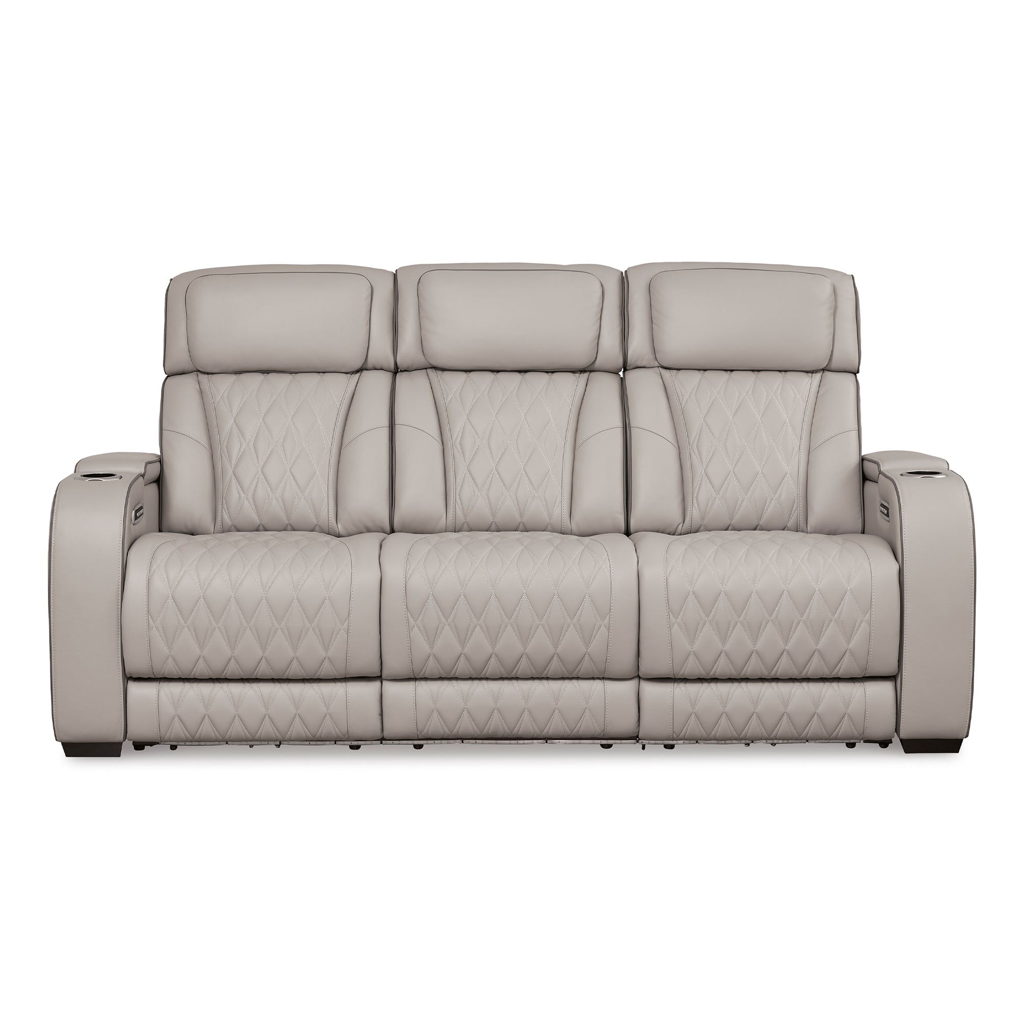 Boyington Triple Power Leather Sofa and Loveseat Set with Massage