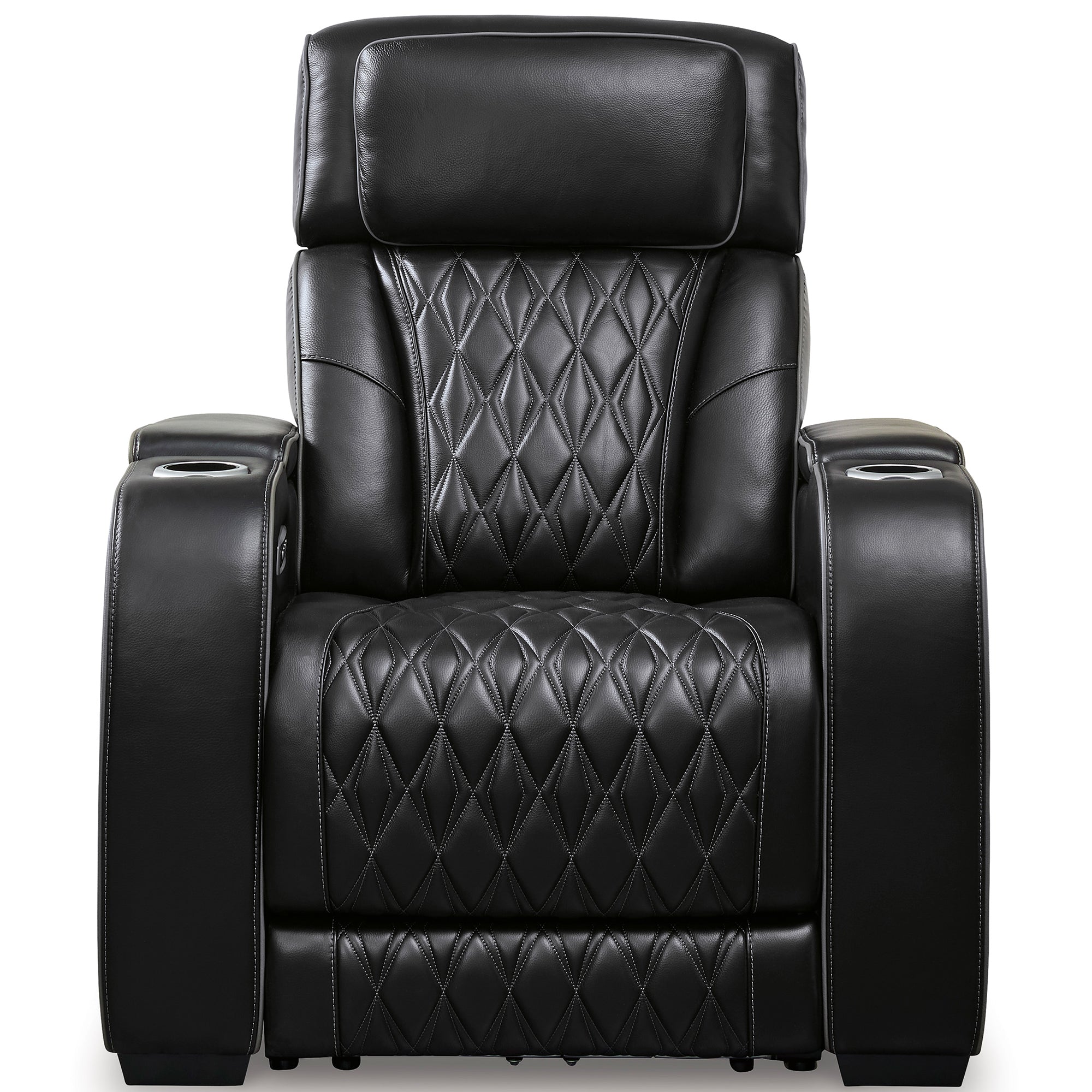 Boyington Triple Power Leather Recliner with Massage