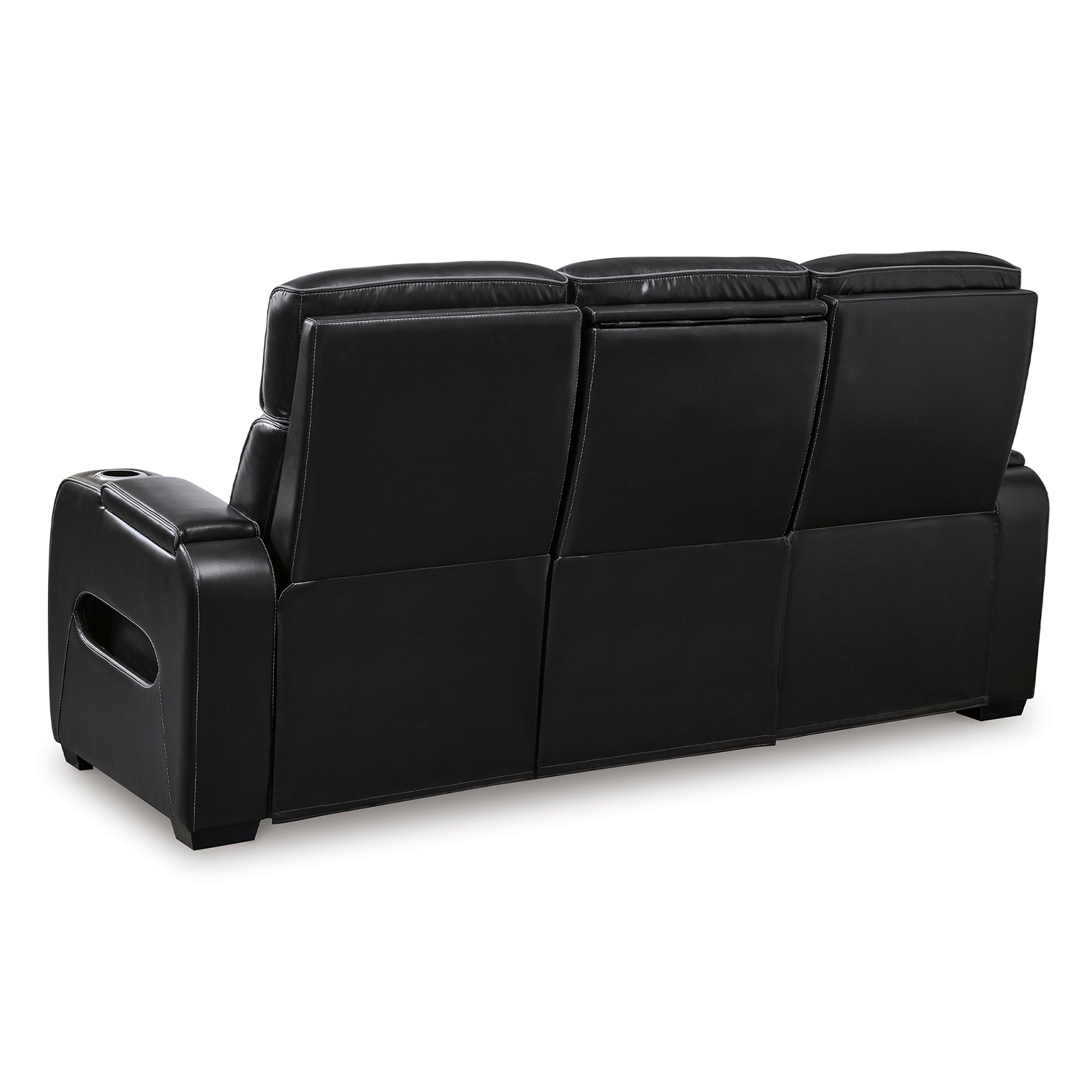 Boyington Triple Power Leather Reclining Sofa with Massage