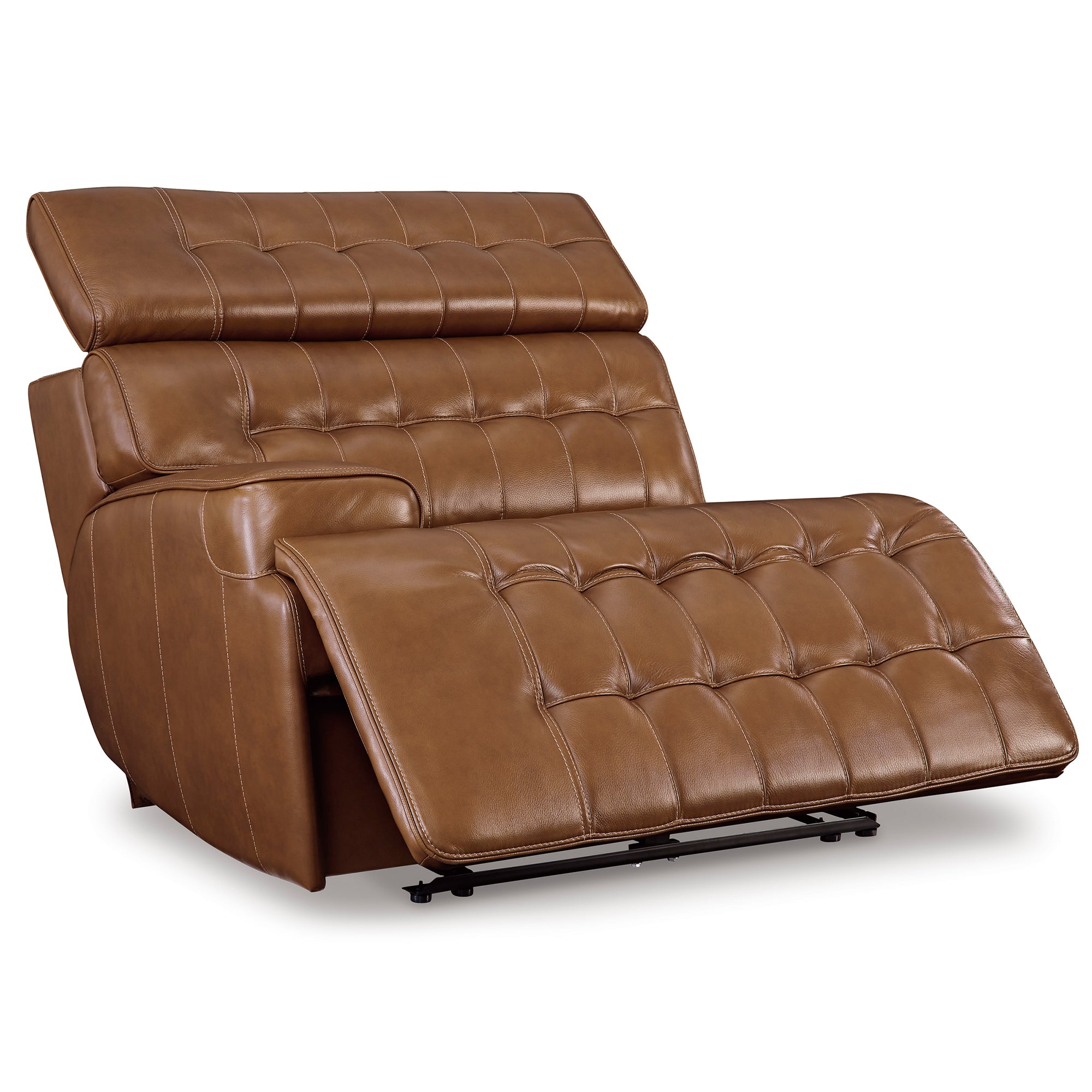 Temmpton Dual Power Leather Reclining Loveseat