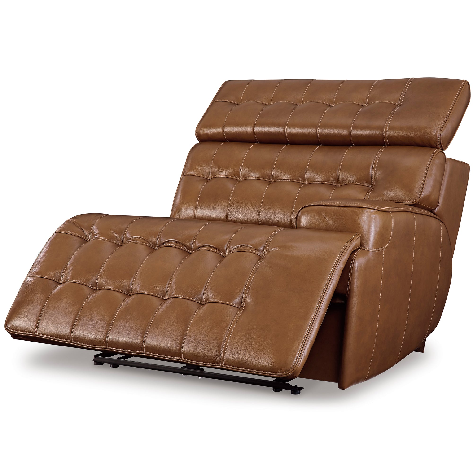 Temmpton Dual Power Leather Reclining Loveseat