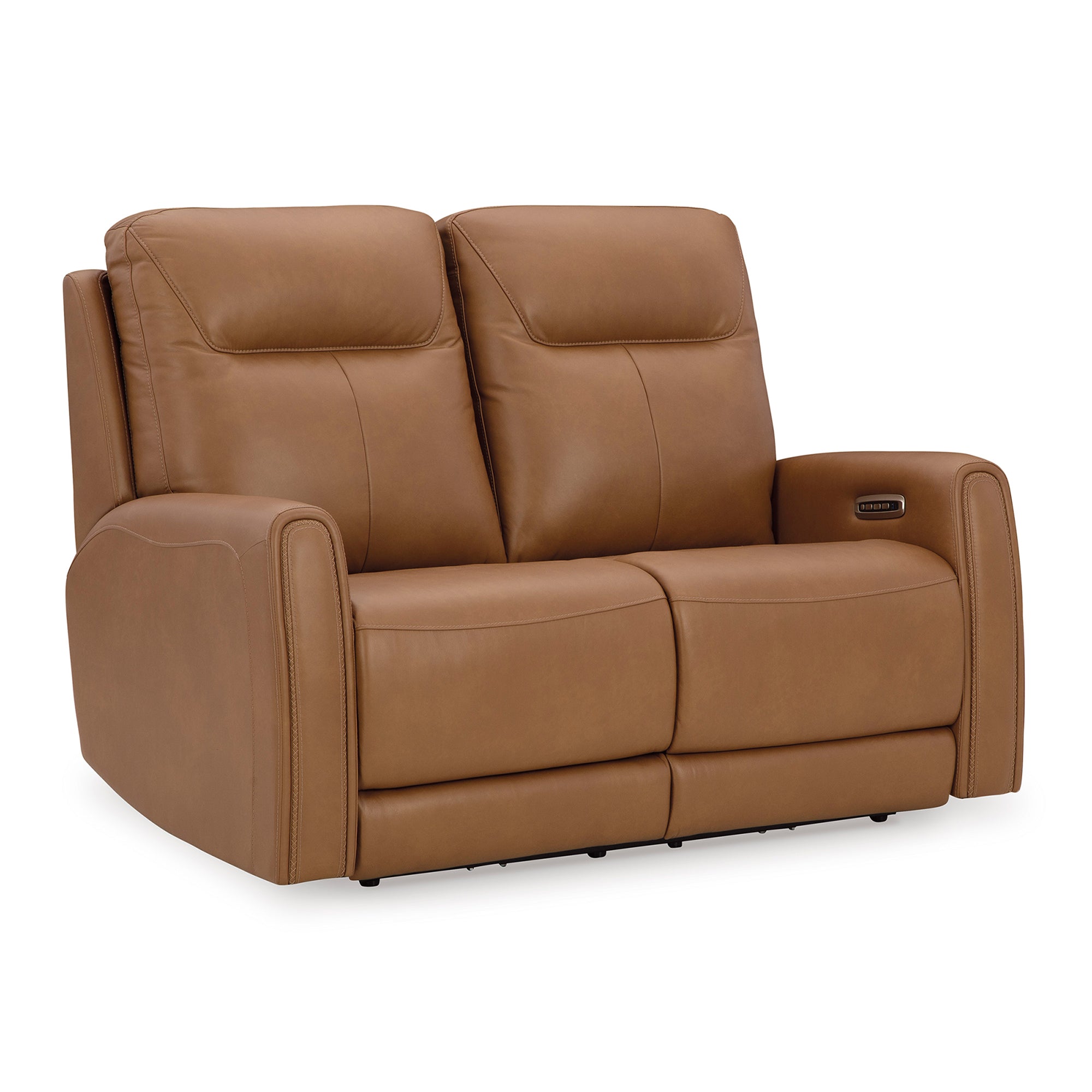 Tryanny Triple Power Leather Reclining Sofa and Loveseat