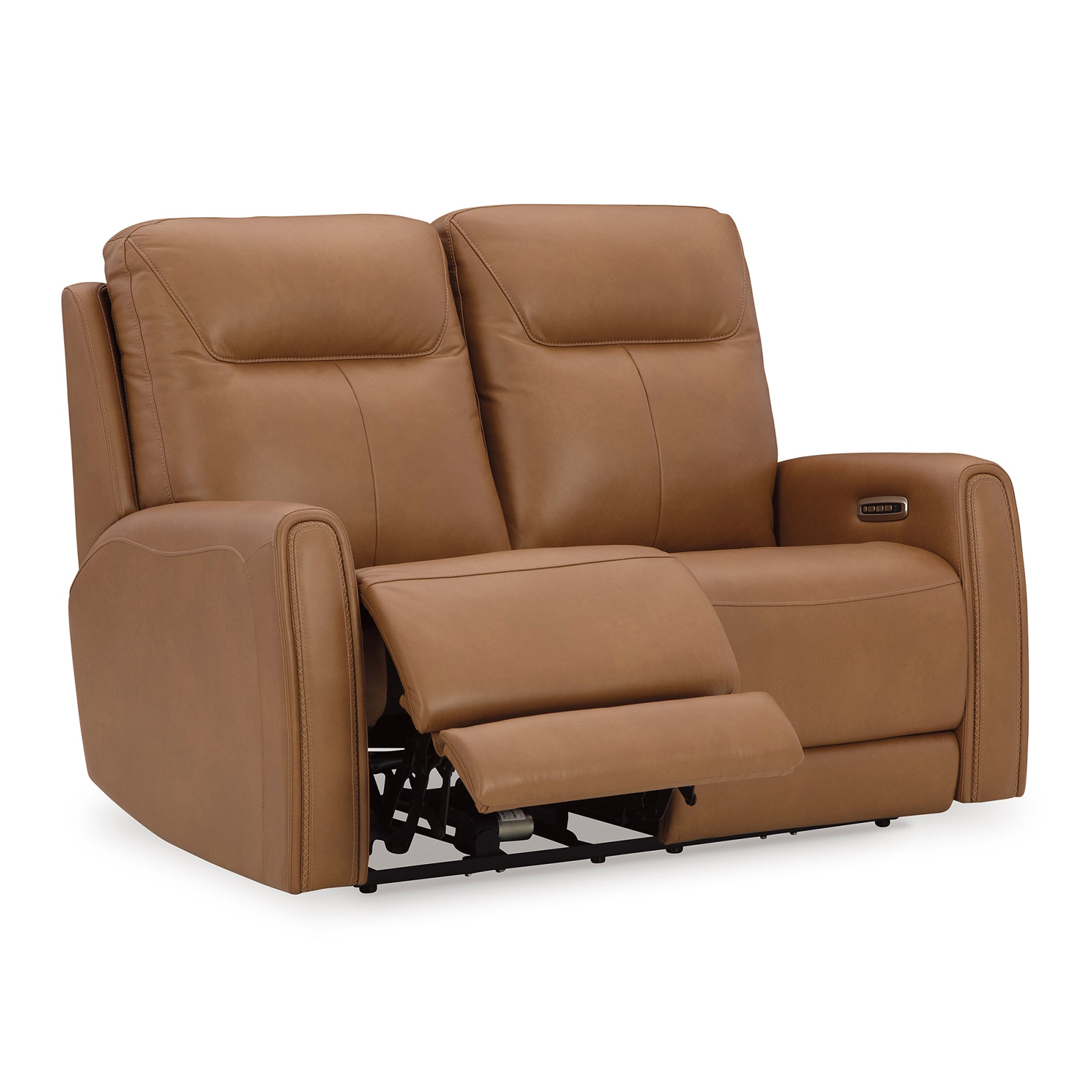 Tryanny Triple Power Leather Reclining Sofa and Loveseat