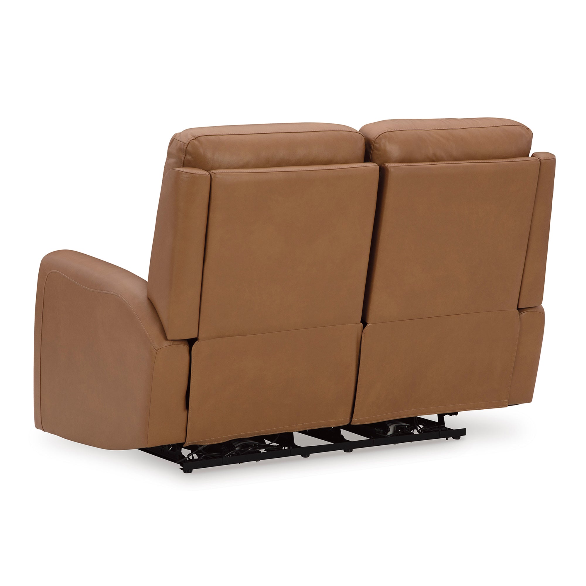 Tryanny Triple Power Leather Reclining Sofa and Loveseat