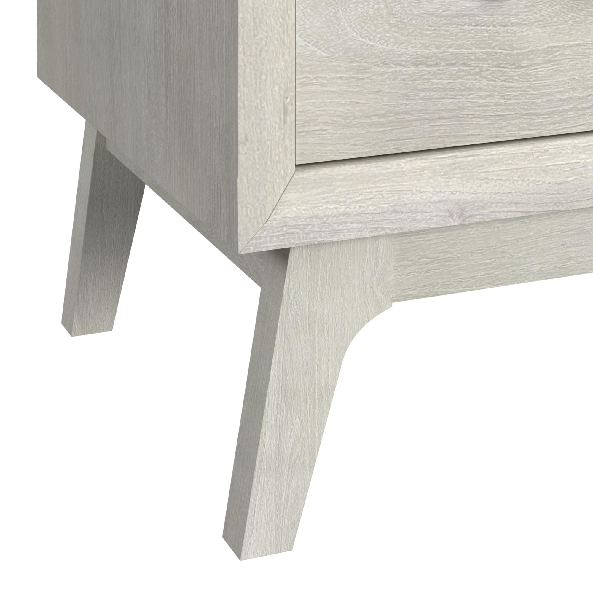 Westland Queen Upholstered Bed with Mirrored Dresser