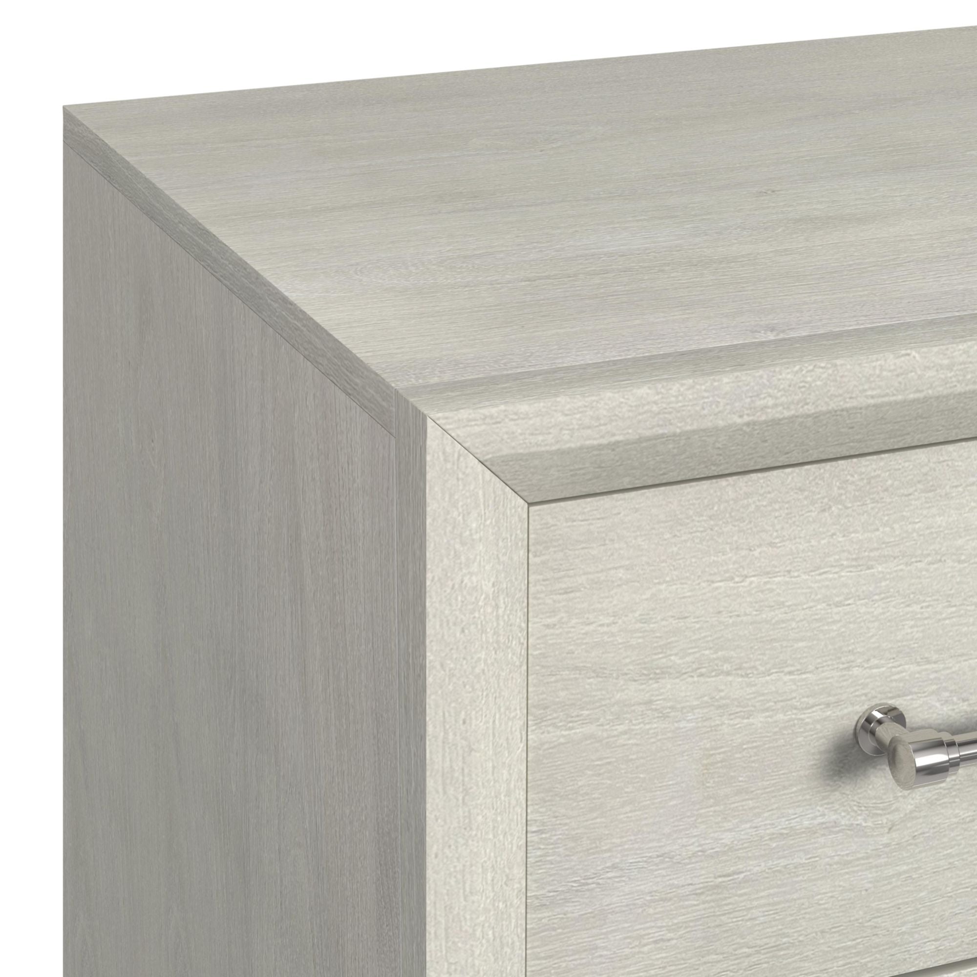 Westland Queen Upholstered Bed with Mirrored Dresser