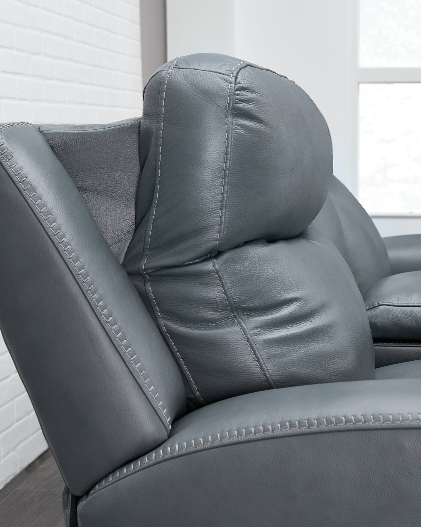 Mindanao Dual Power Leather Reclining Sofa