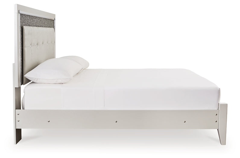 Zyniden Full Upholstered Panel Bed