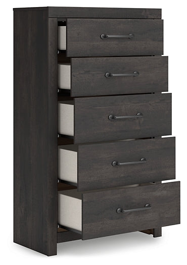 Hollivern Five Drawer Chest
